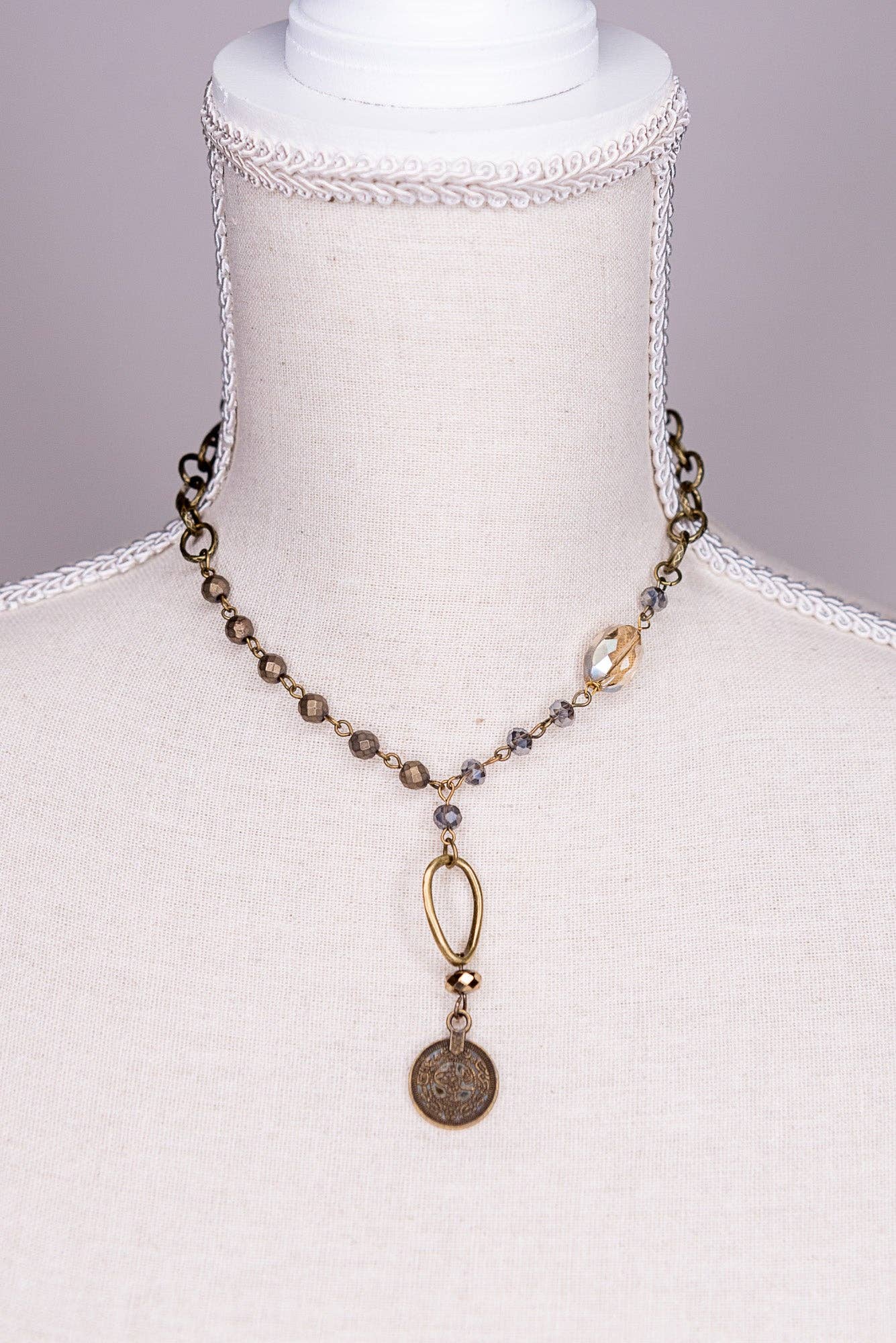 Molly Short Coin Necklace
