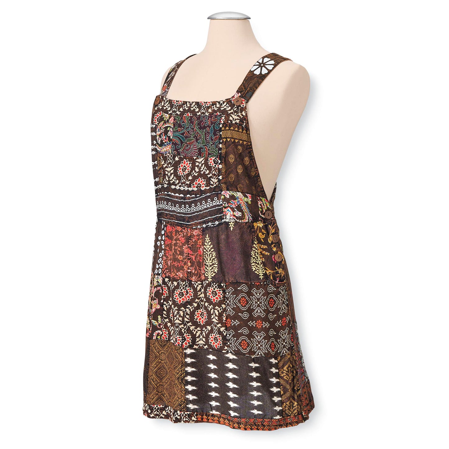 Wildflower Mosaic Patchwork Dress