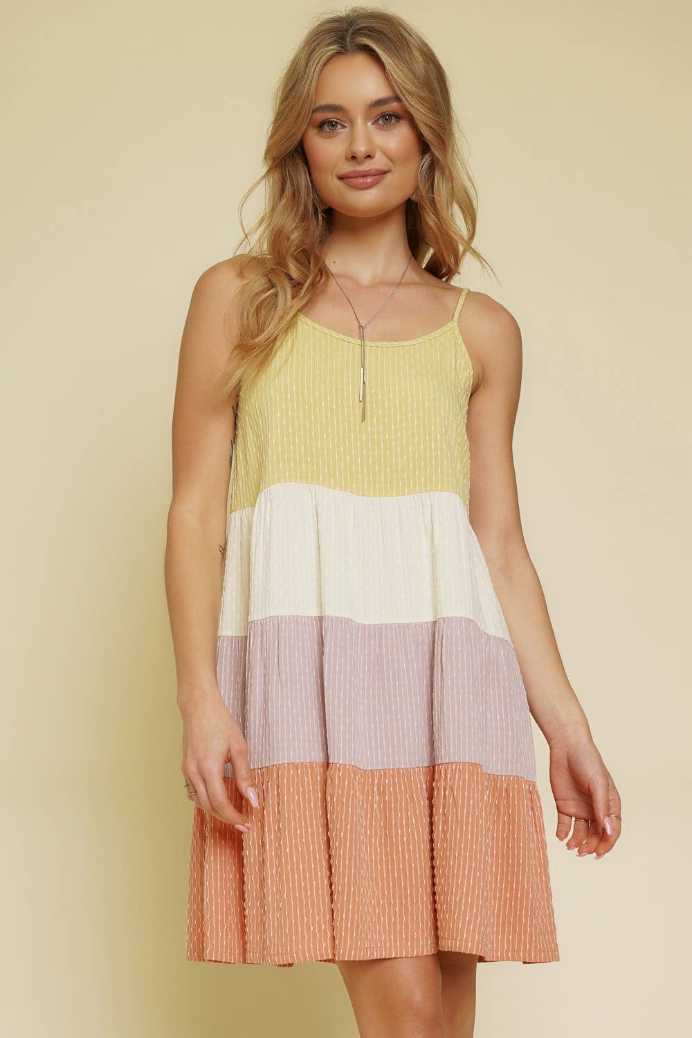 Wanderlust Dreamer Block Babydoll Dress