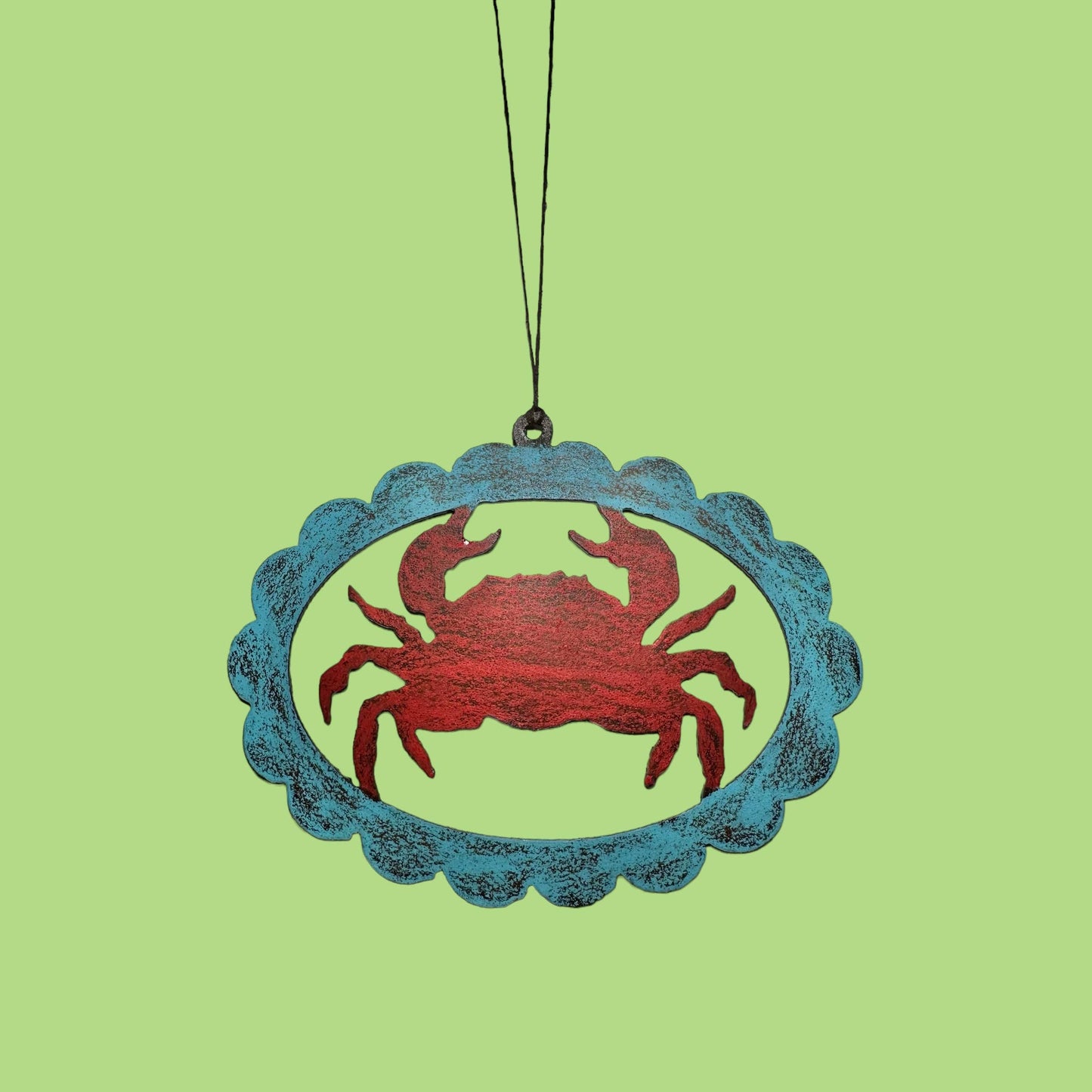 CRAB ornament cute beach souvenirs metal gifts ocean sea