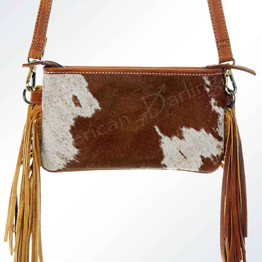Western Fringe Women's Leather Crossbody Bag