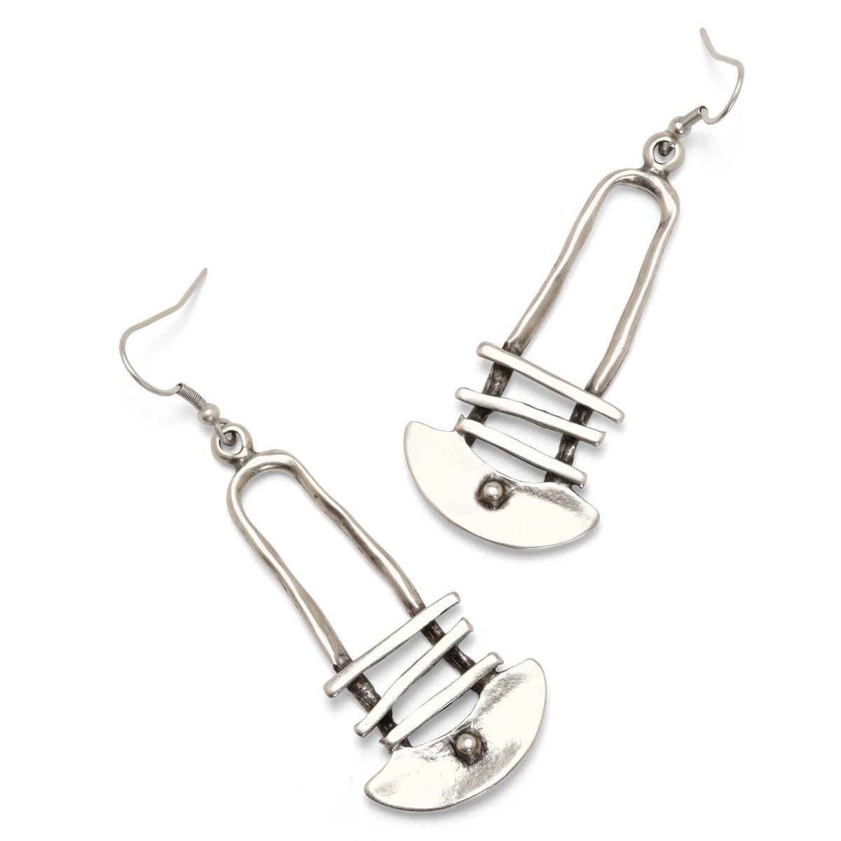 Handmade Pewter Earrings - KU141