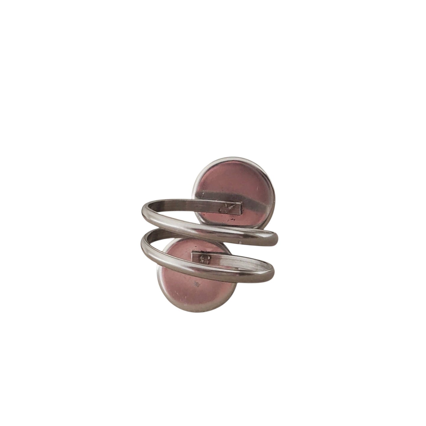 Landscape Jasper & Stainless Adjustable Ring