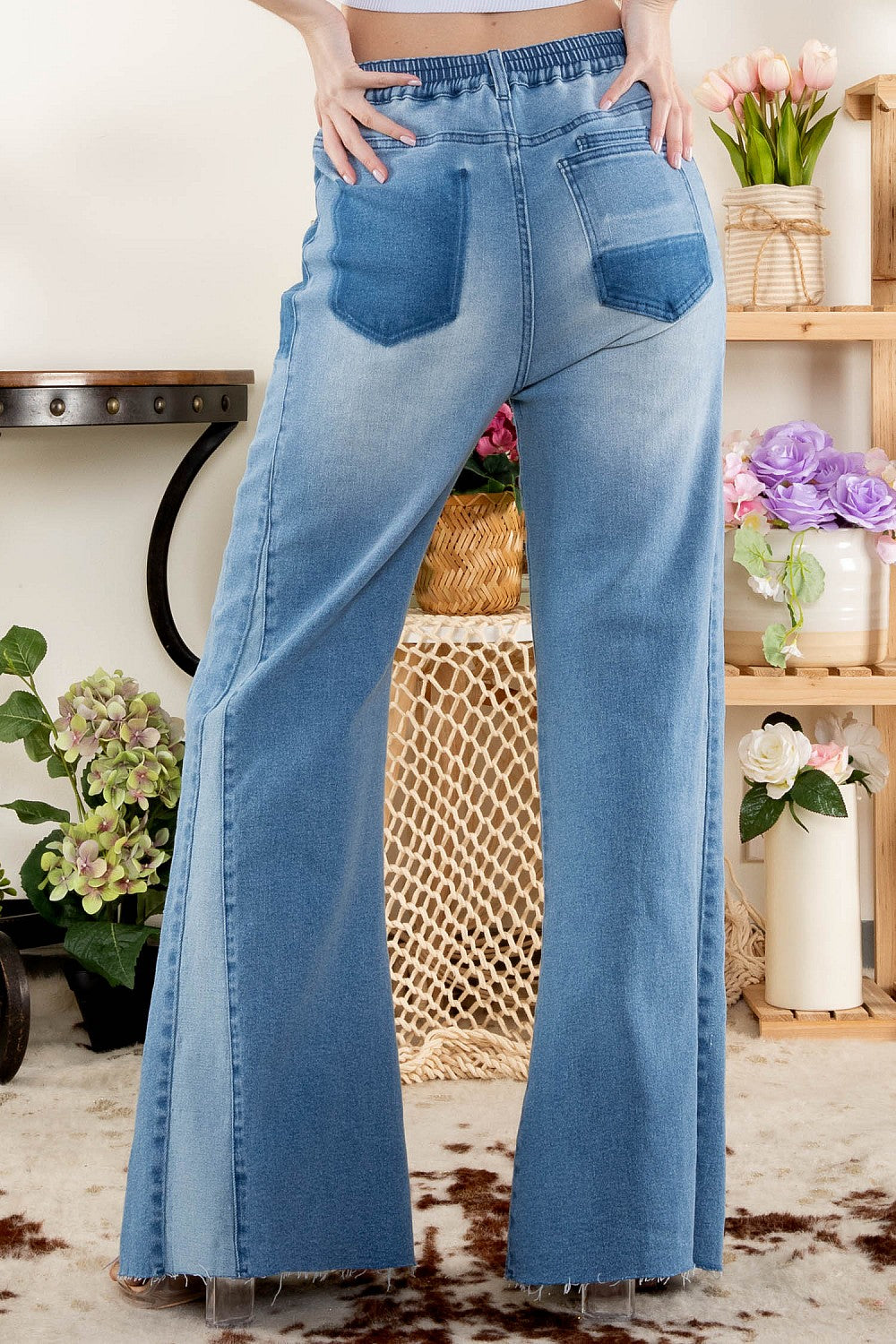 Sunset Canyon Wide-Leg Jeans