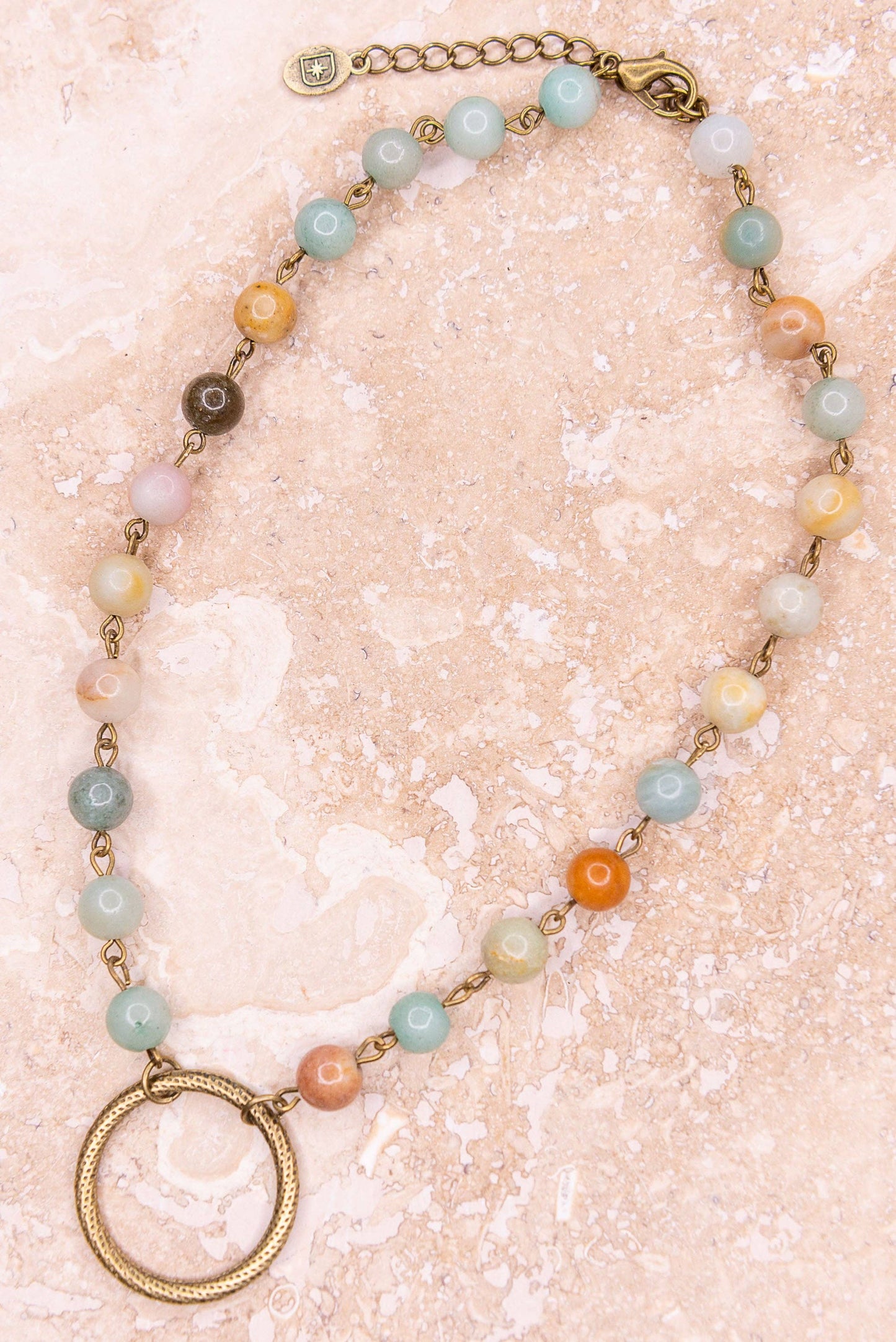 Shay Necklace in Amazonite