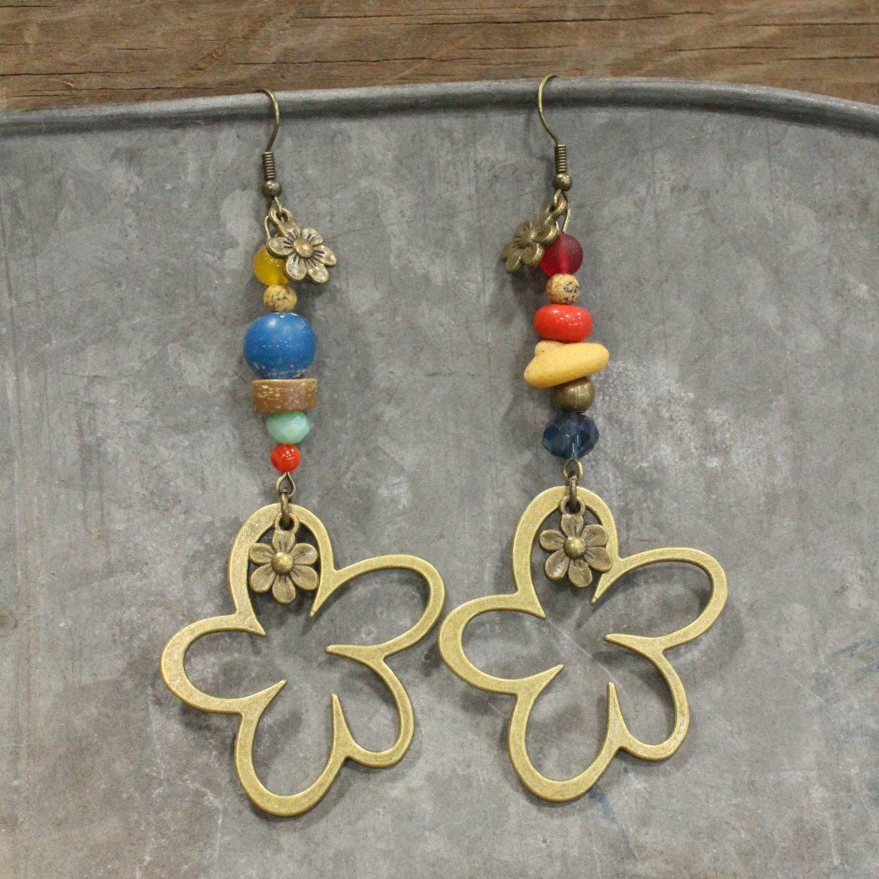 Fun In the Sun Flower Drop Earrings