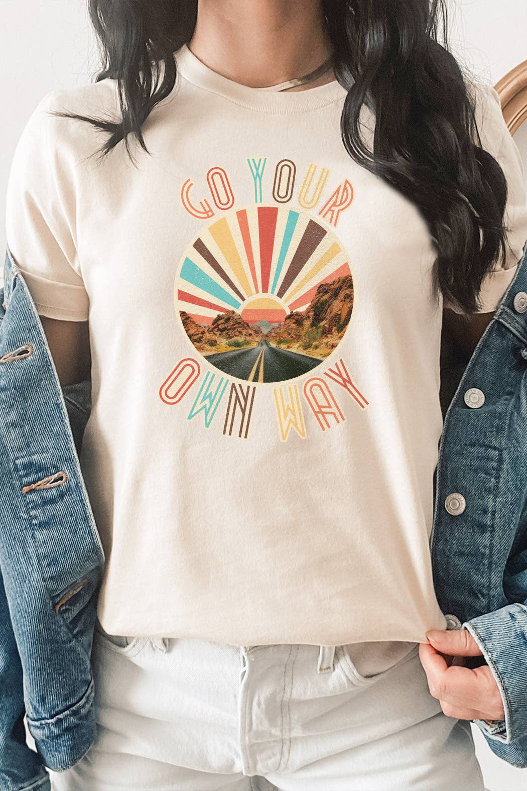 Retro Go Your Own Way Lyric Graphic Tee