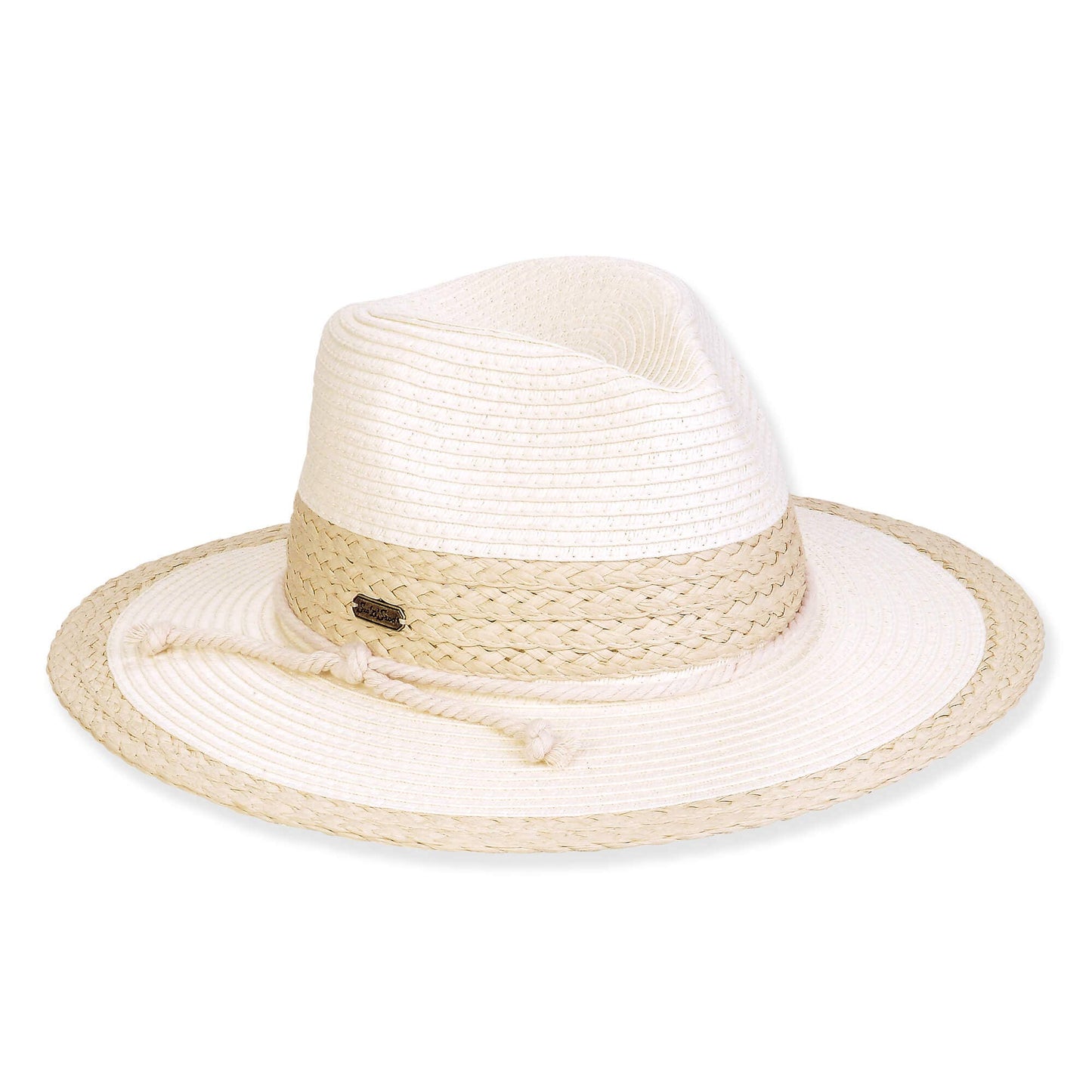 Ivory, Paperbraid Safari, Brim 3"