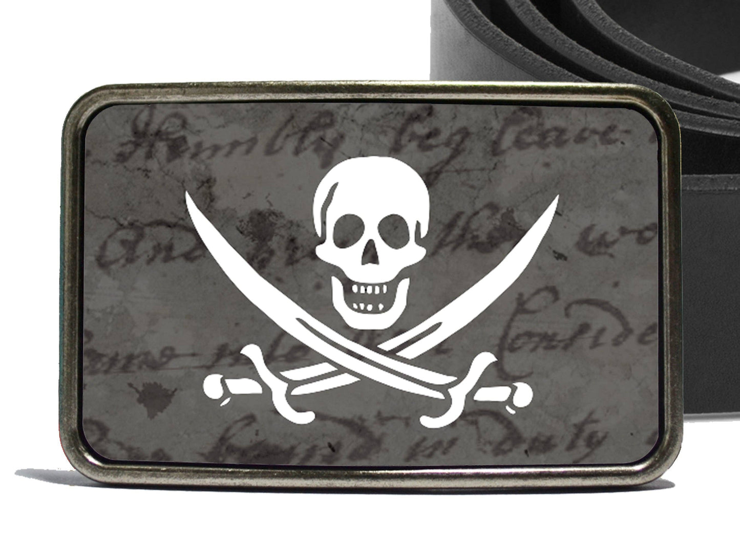 Pirate Flag Belt Buckle