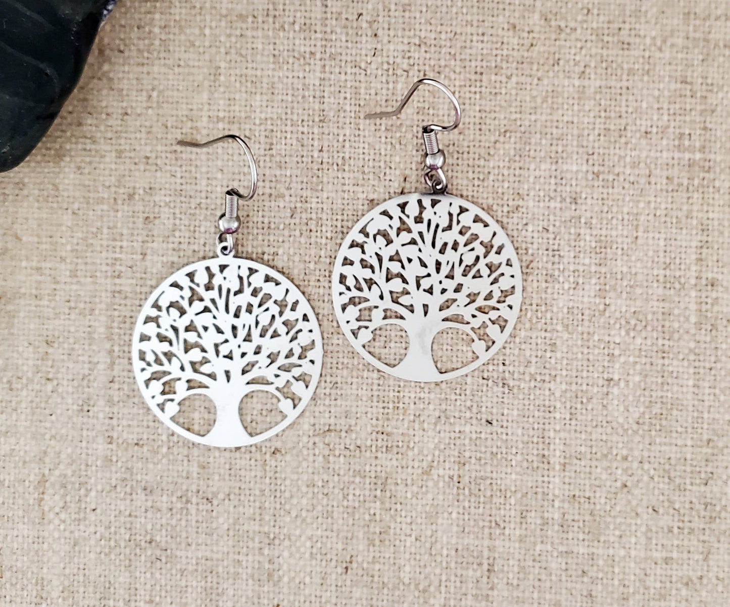 Tree of Life Stainless Steel Earrings