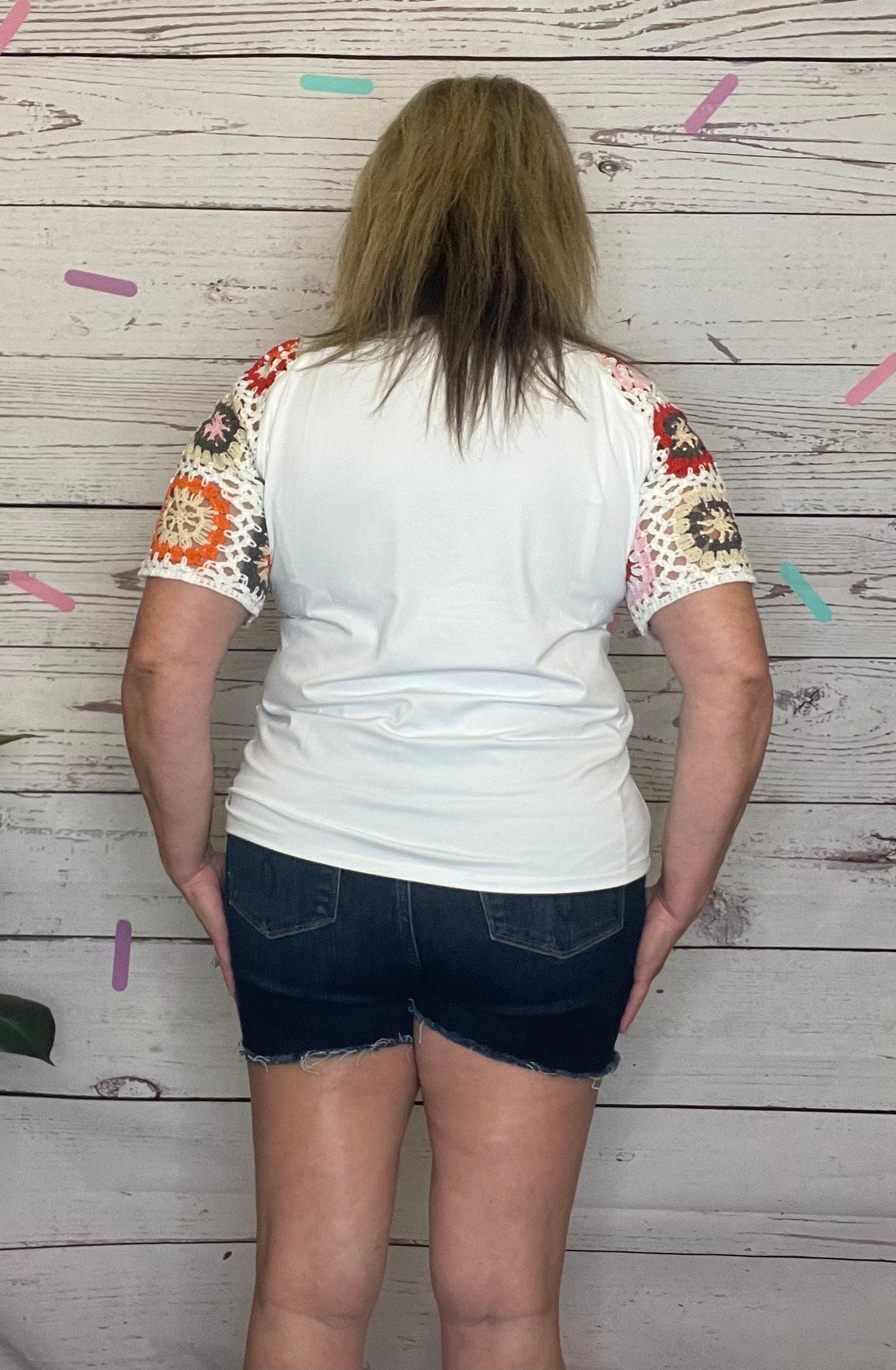 Sunshine Soul Crochet Tee