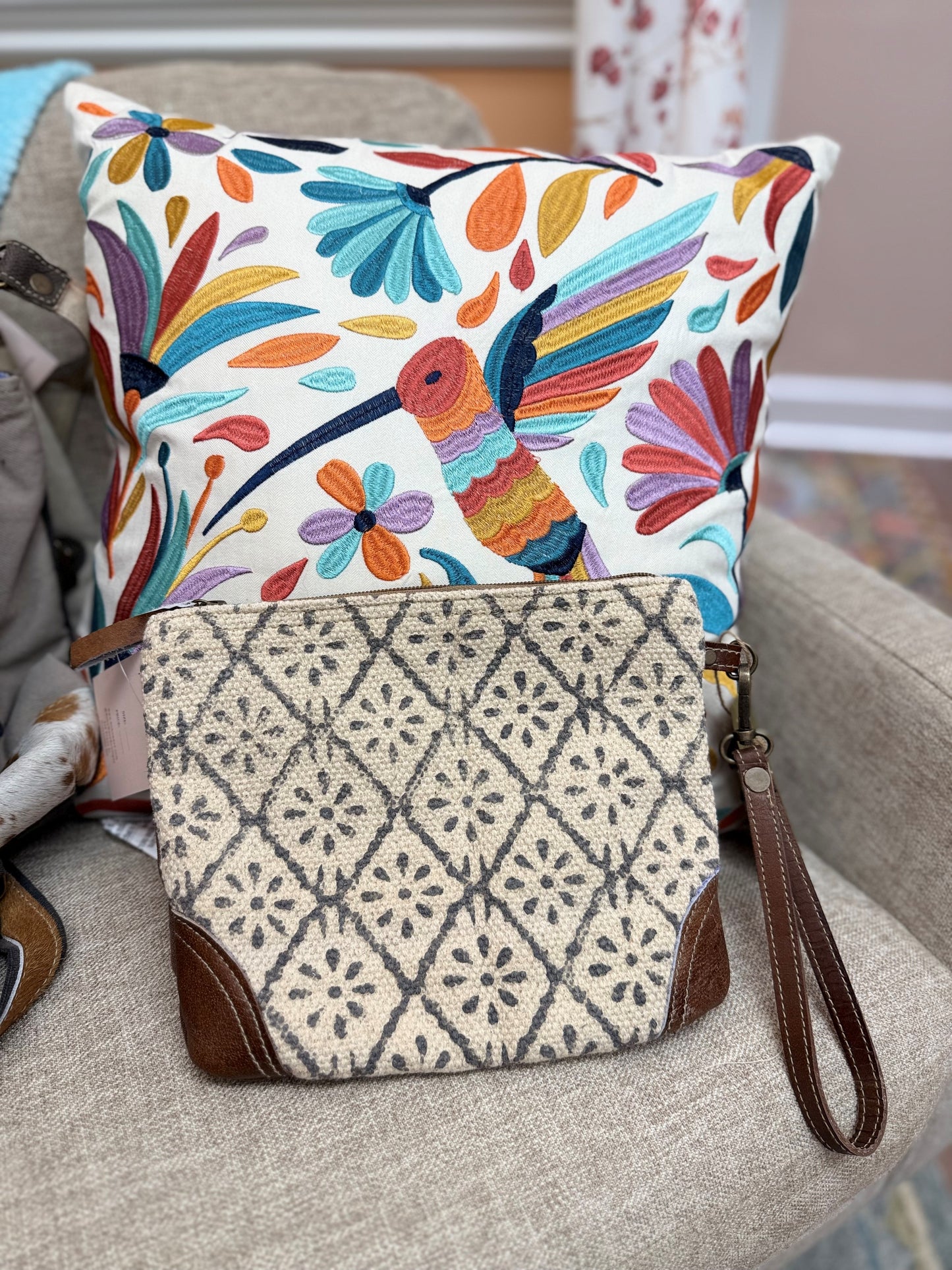 Tribal Bloom Clutch