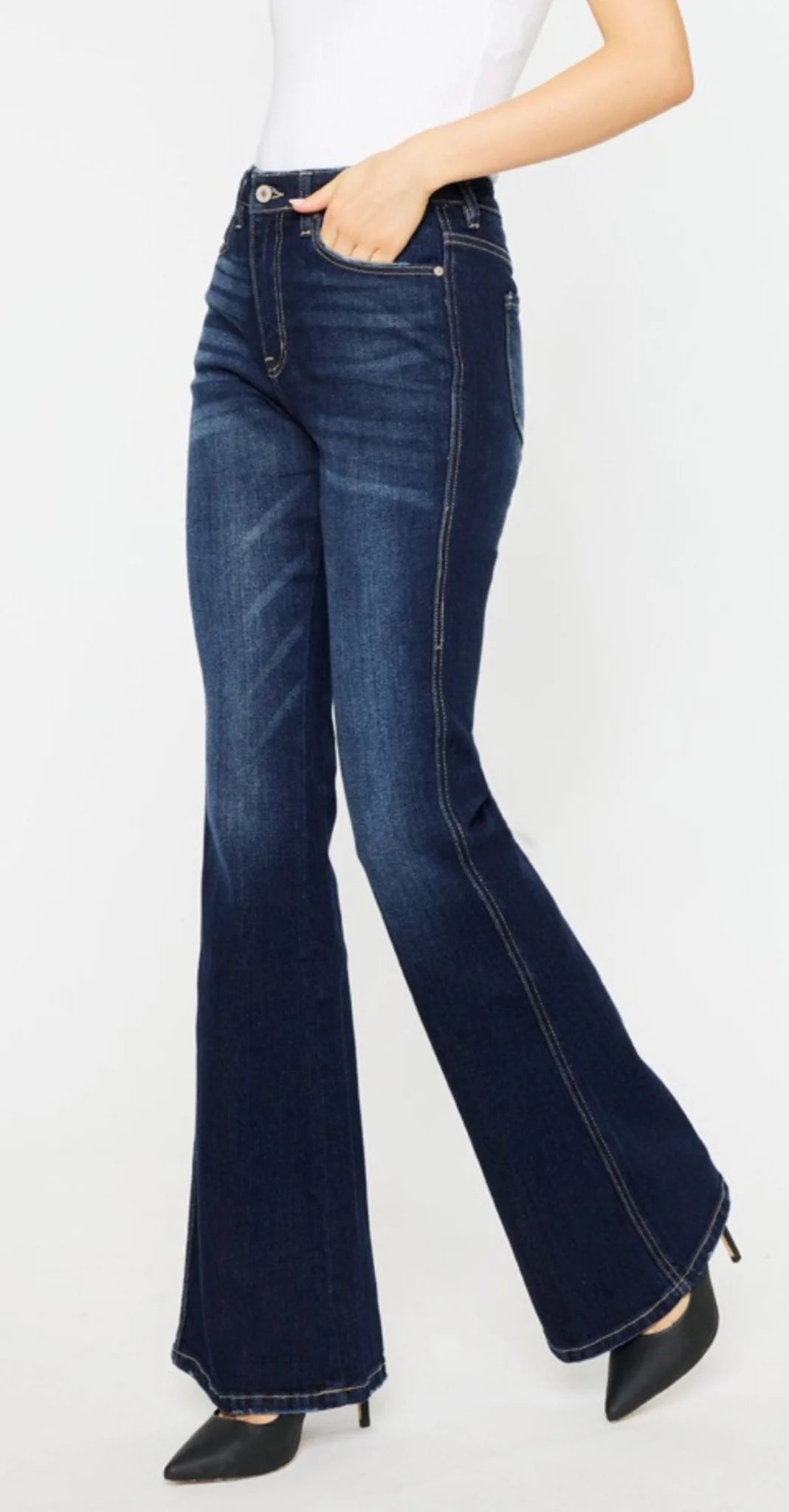 Kancan Highrise Bootcut Jeans.