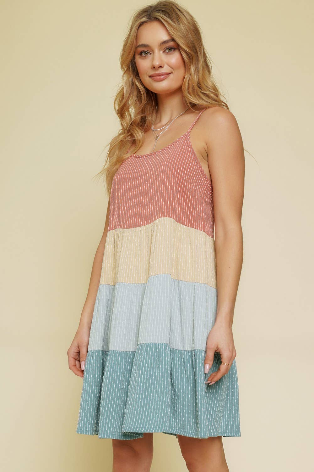 Wanderlust Dreamer Block Babydoll Dress
