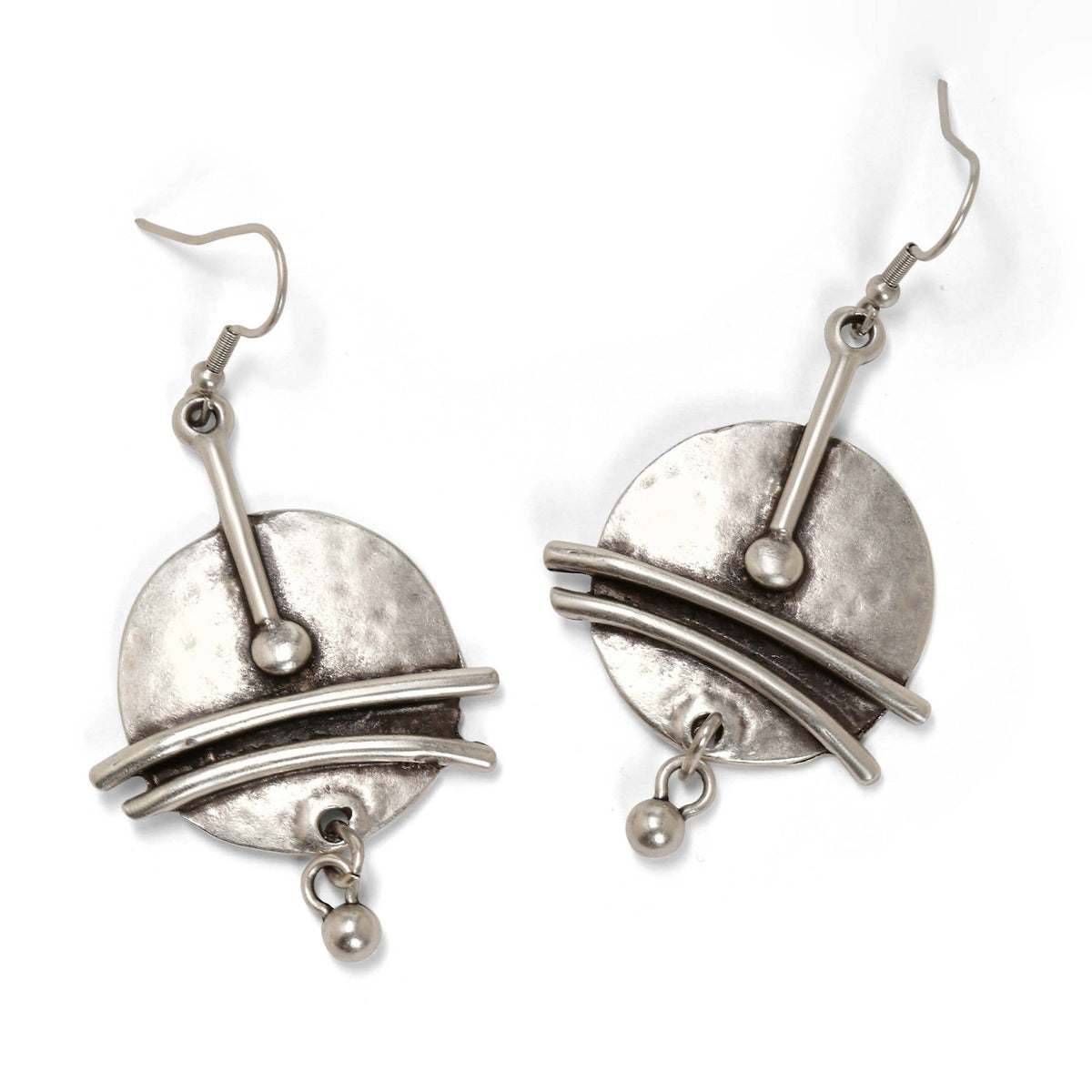 Handmade Pewter Earrings - KU152