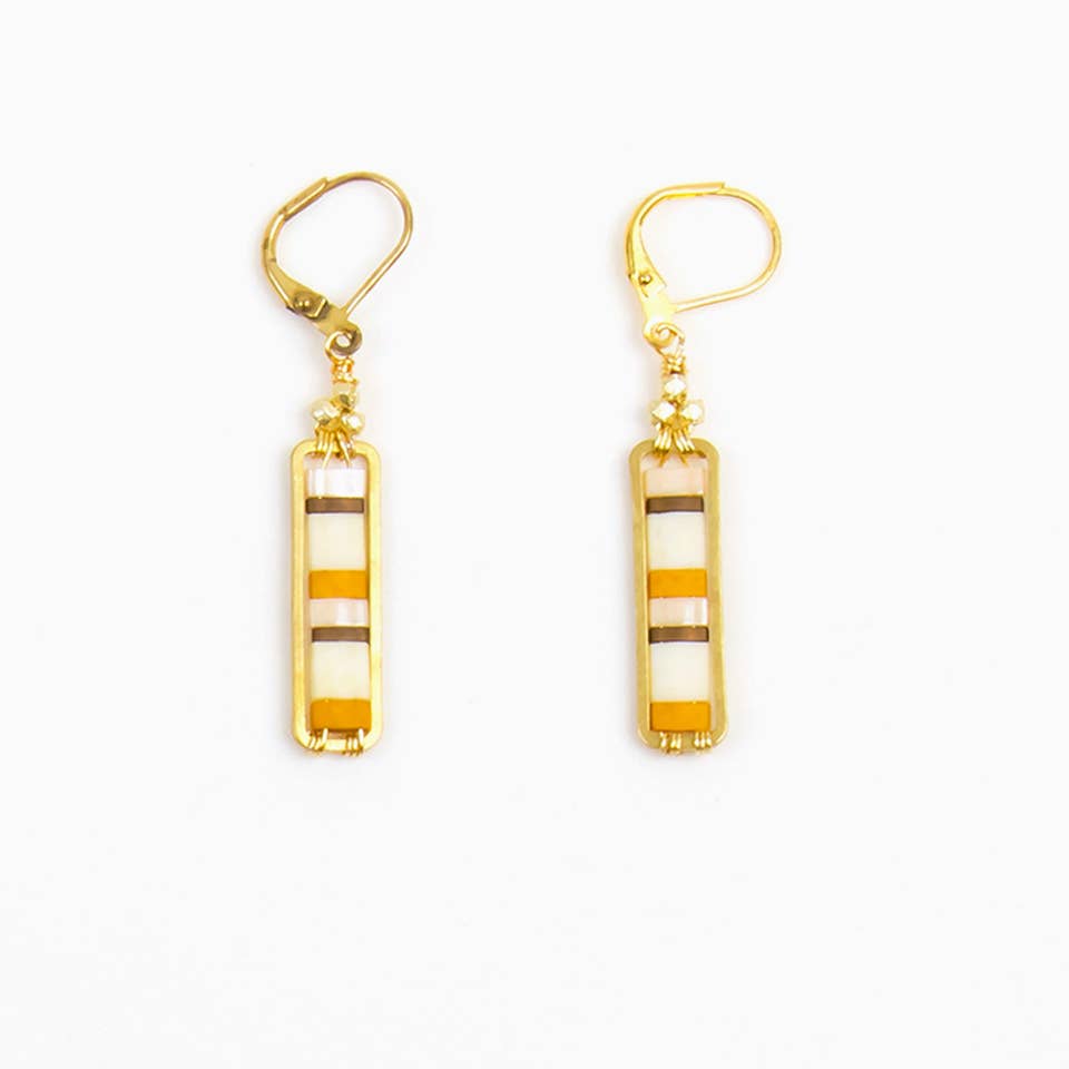 Miyuke Colorblock Dangle Earrings