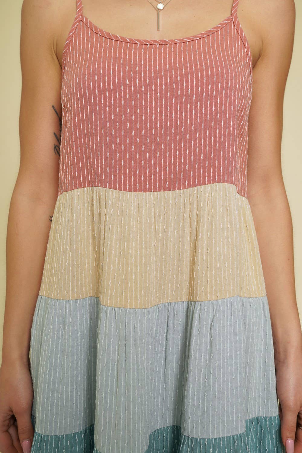 Wanderlust Dreamer Block Babydoll Dress