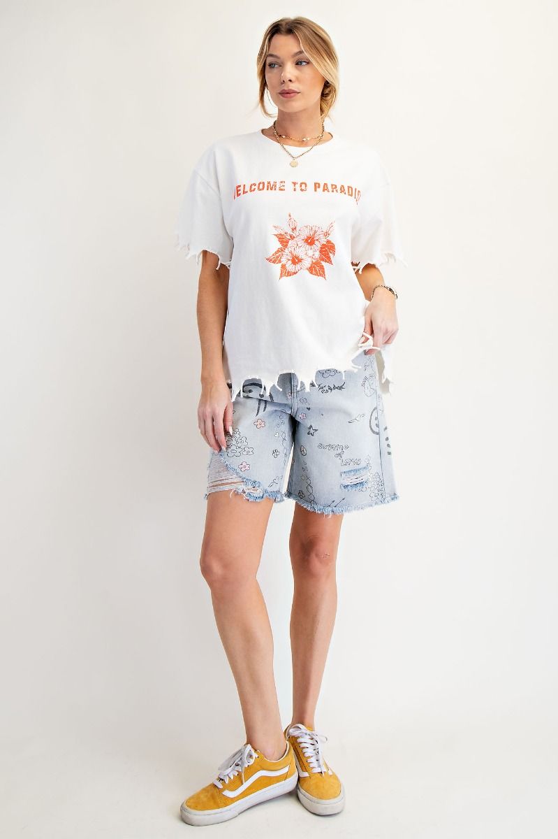 Free Spirit Doodle Shorts