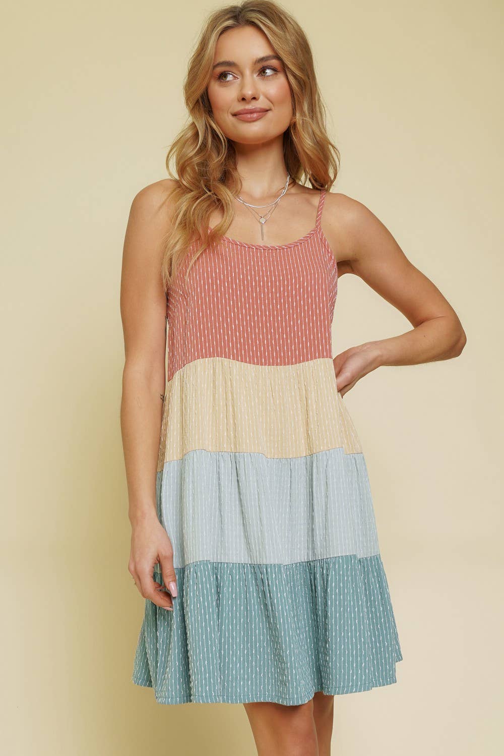 Wanderlust Dreamer Block Babydoll Dress