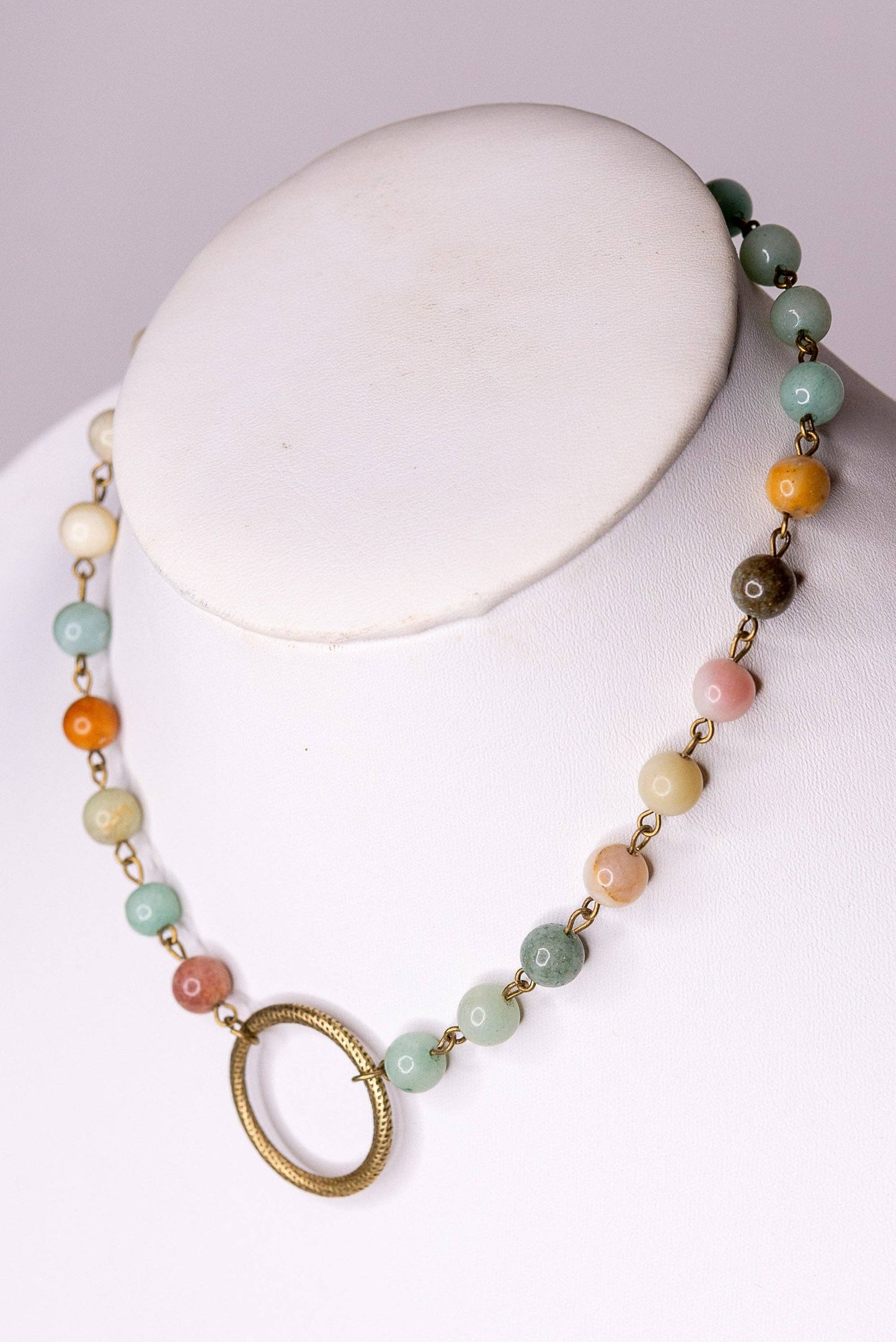 Shay Necklace in Amazonite
