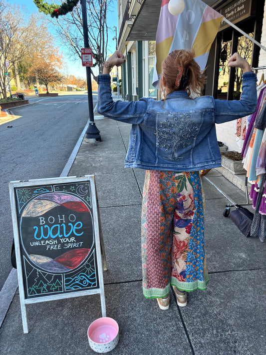 Tree Of Life Denim Jacket