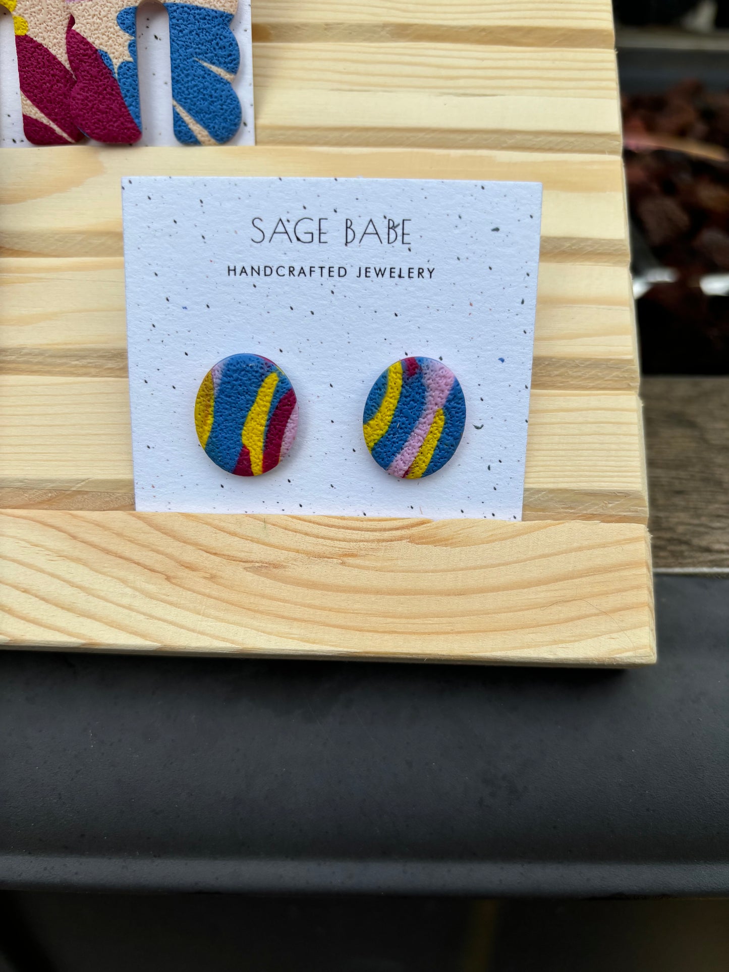 Sage babe studs