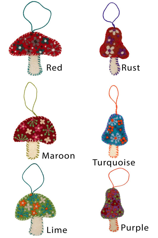 Magic Mushroom Charms: 12pcs/pkt