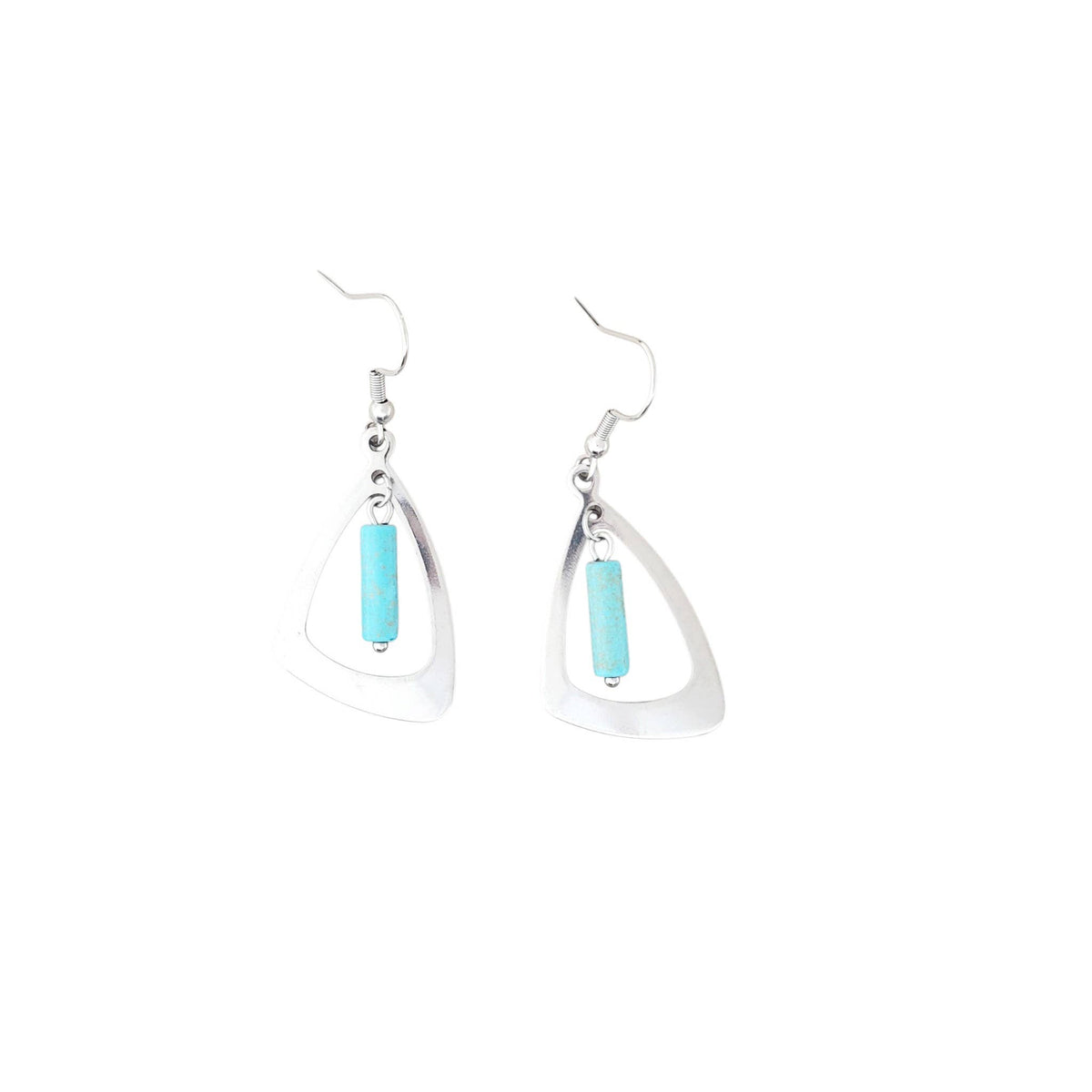 Howlite & Stainless Earrings