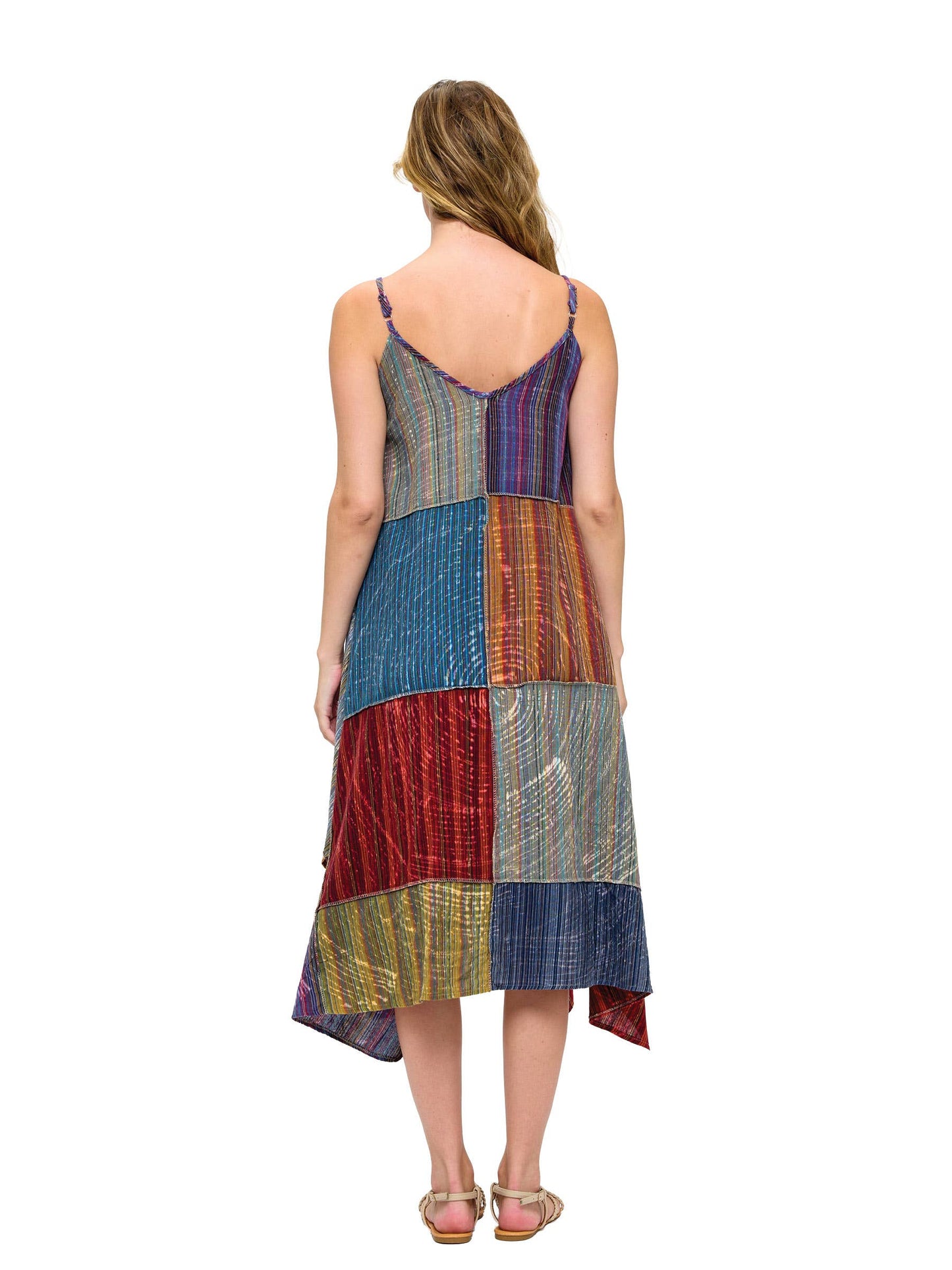 Gypsy Vintage Washed Patchwork Dress