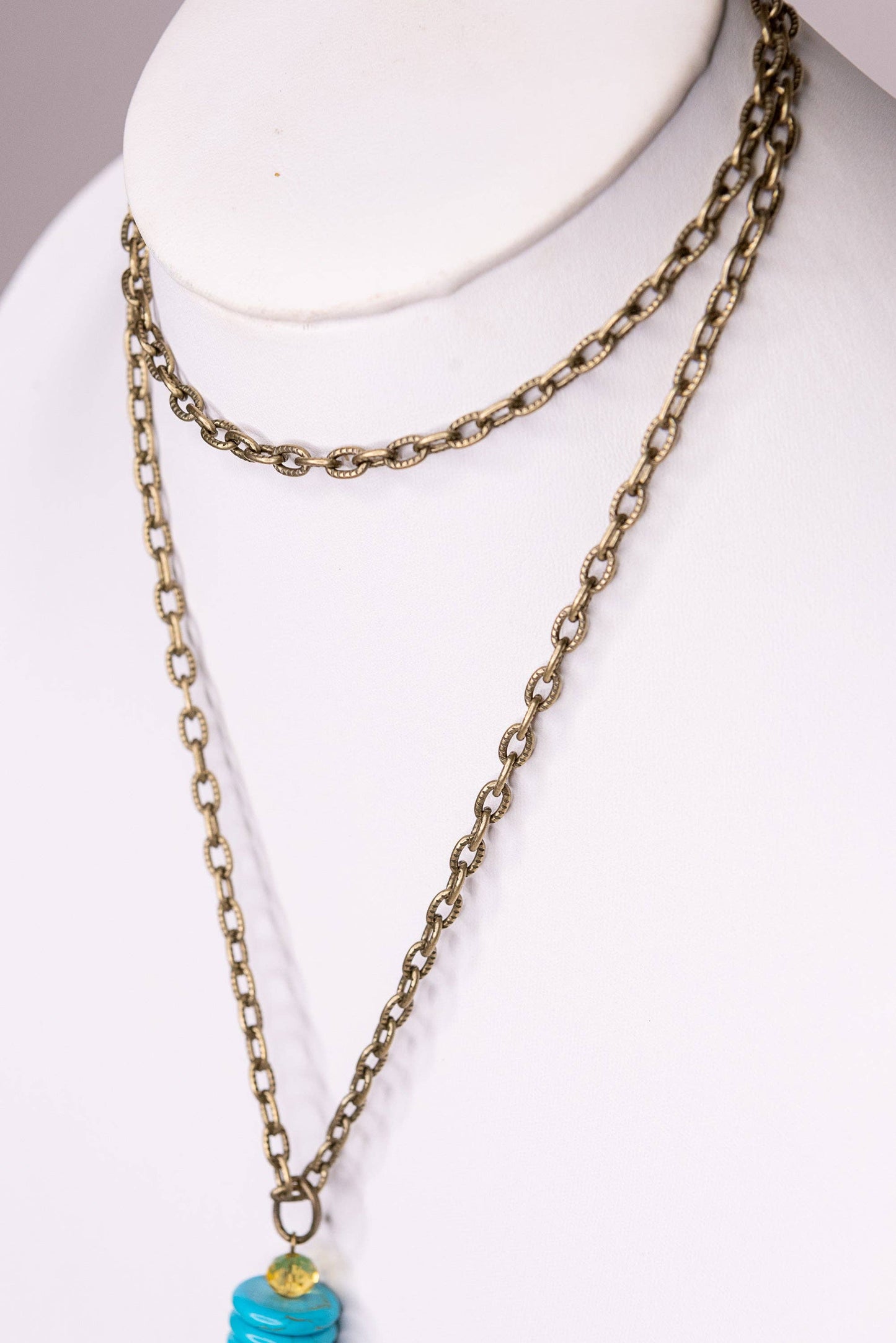 Marcela Necklace in Bronze