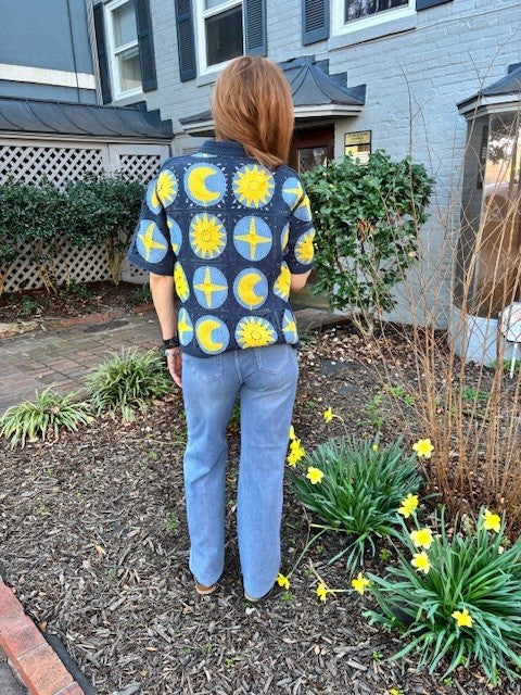 Orly Blue Jeans plain wide bottom