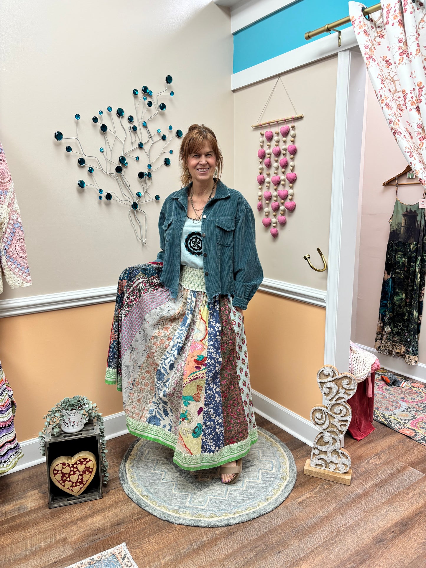 Washed Corduroy Button Jacket-Available in Green and Black