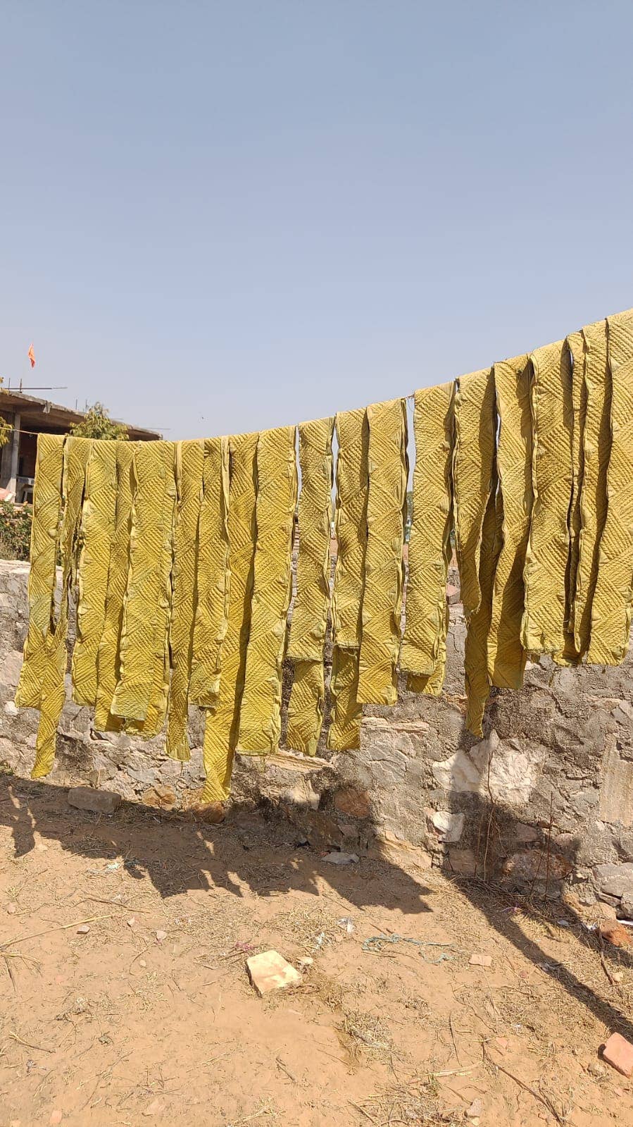 Shibori Hand-Dyed Maxi Dress (Udvita)