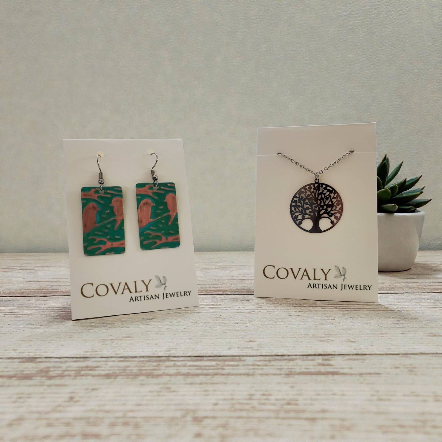 Paua Shell & Stainless Earrings