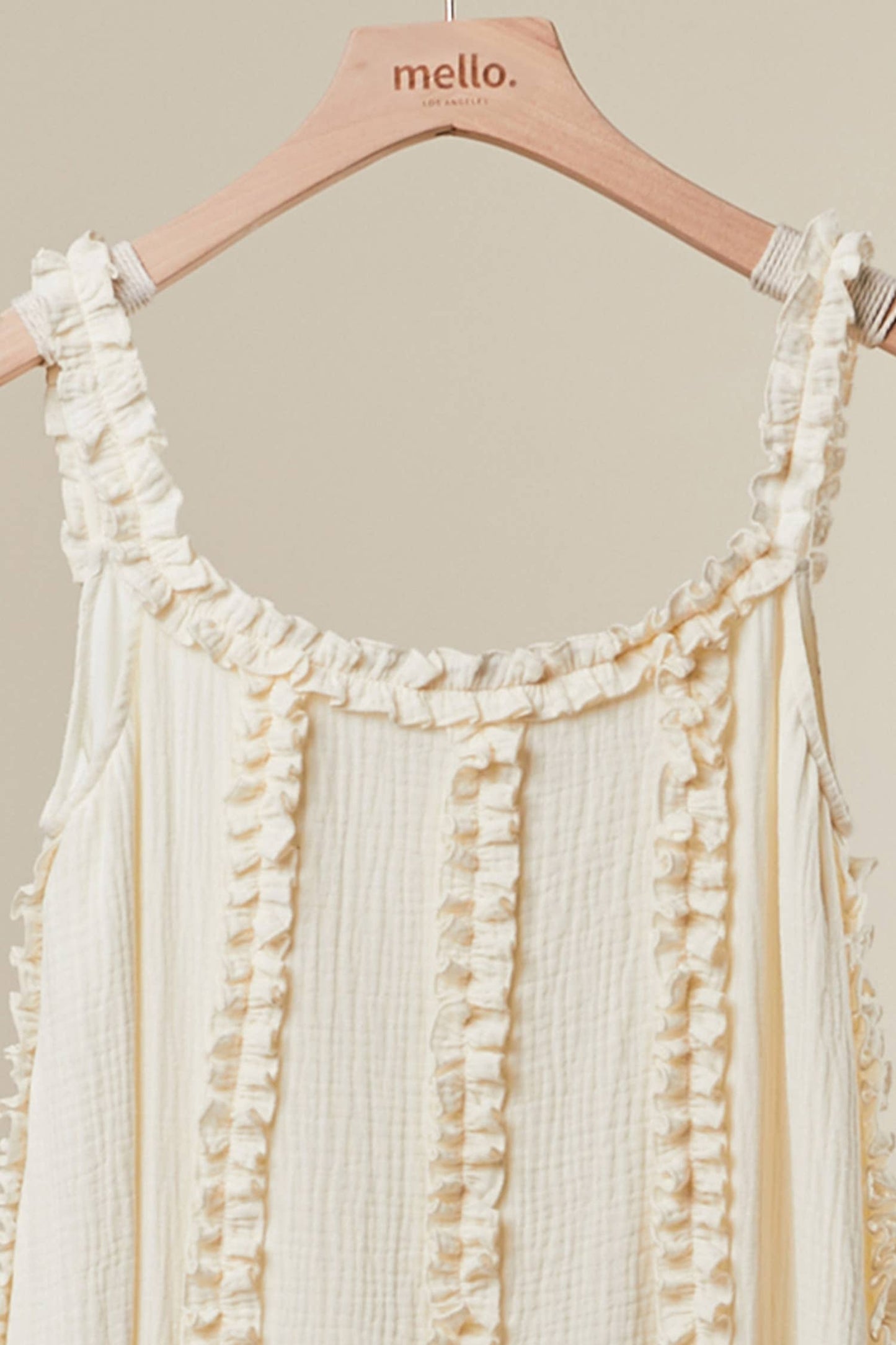RUFFLED BOHO MAXI DRESS
