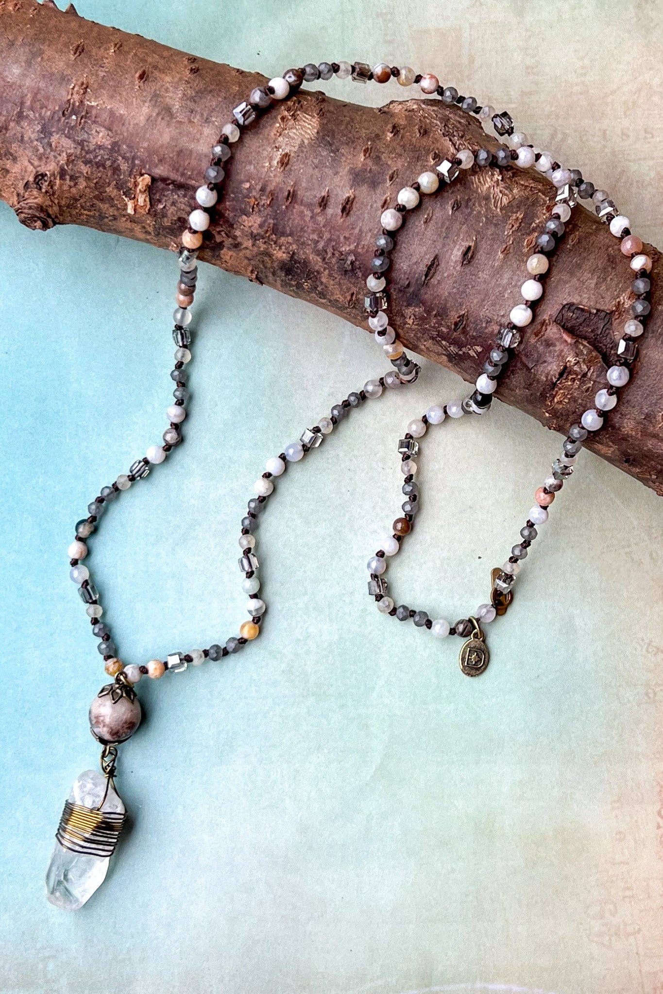 Suri Necklace in Gray