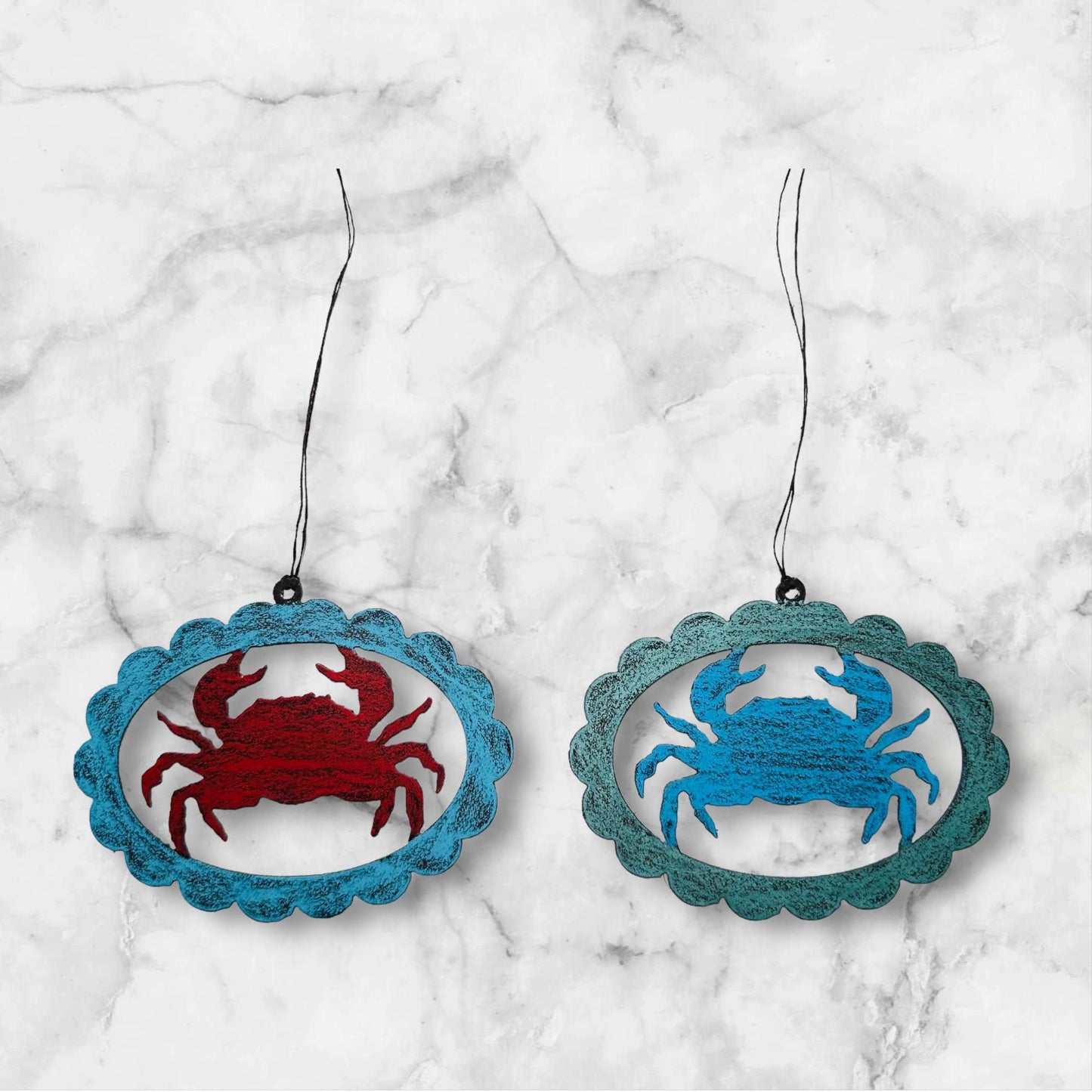 CRAB ornament cute beach souvenirs metal gifts ocean sea
