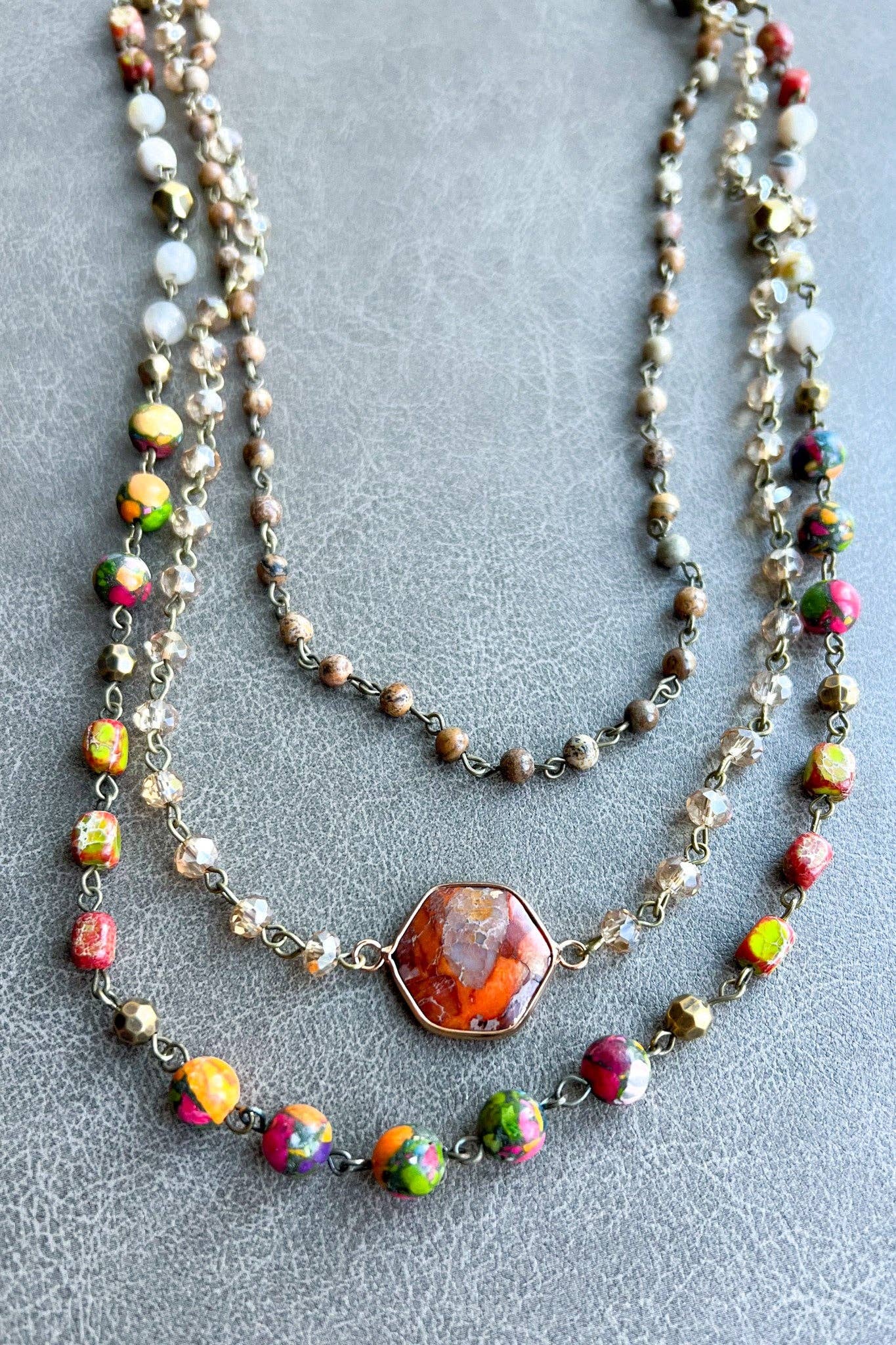 Janet Necklace Orange