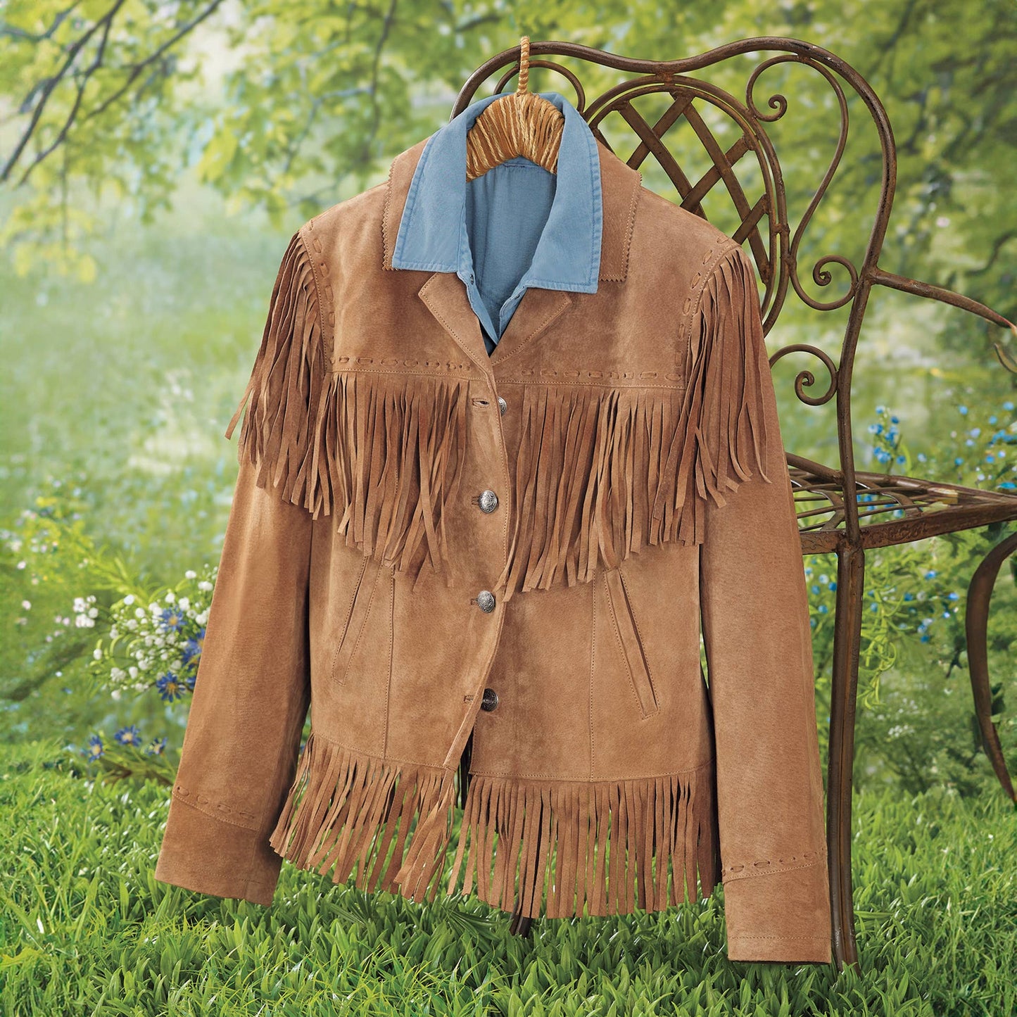 Madison Suede Fringe Jacket