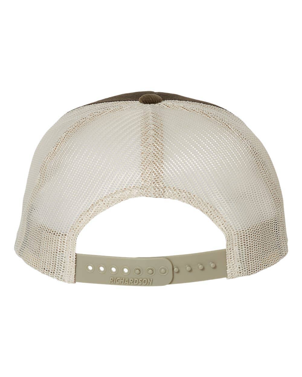 Corduroy Trucker Hat- Salt in the Air- Patch Snapback Hat