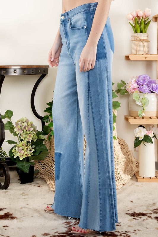 Sunset Canyon Wide-Leg Jeans