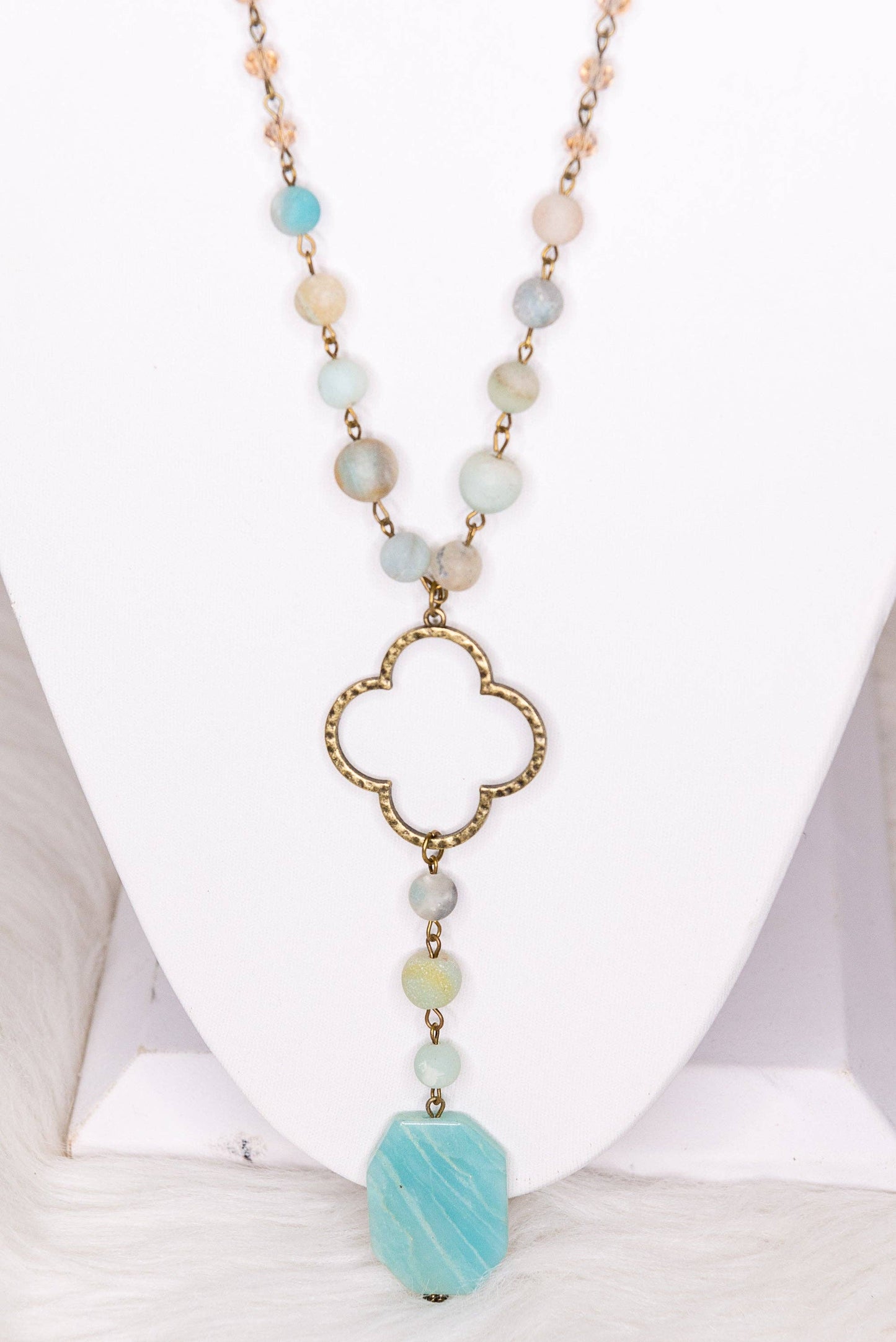Alani Necklace in Amazonite