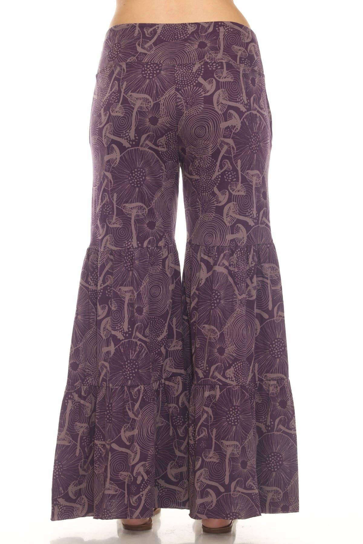 Mushroom Tiered Jersey Pants