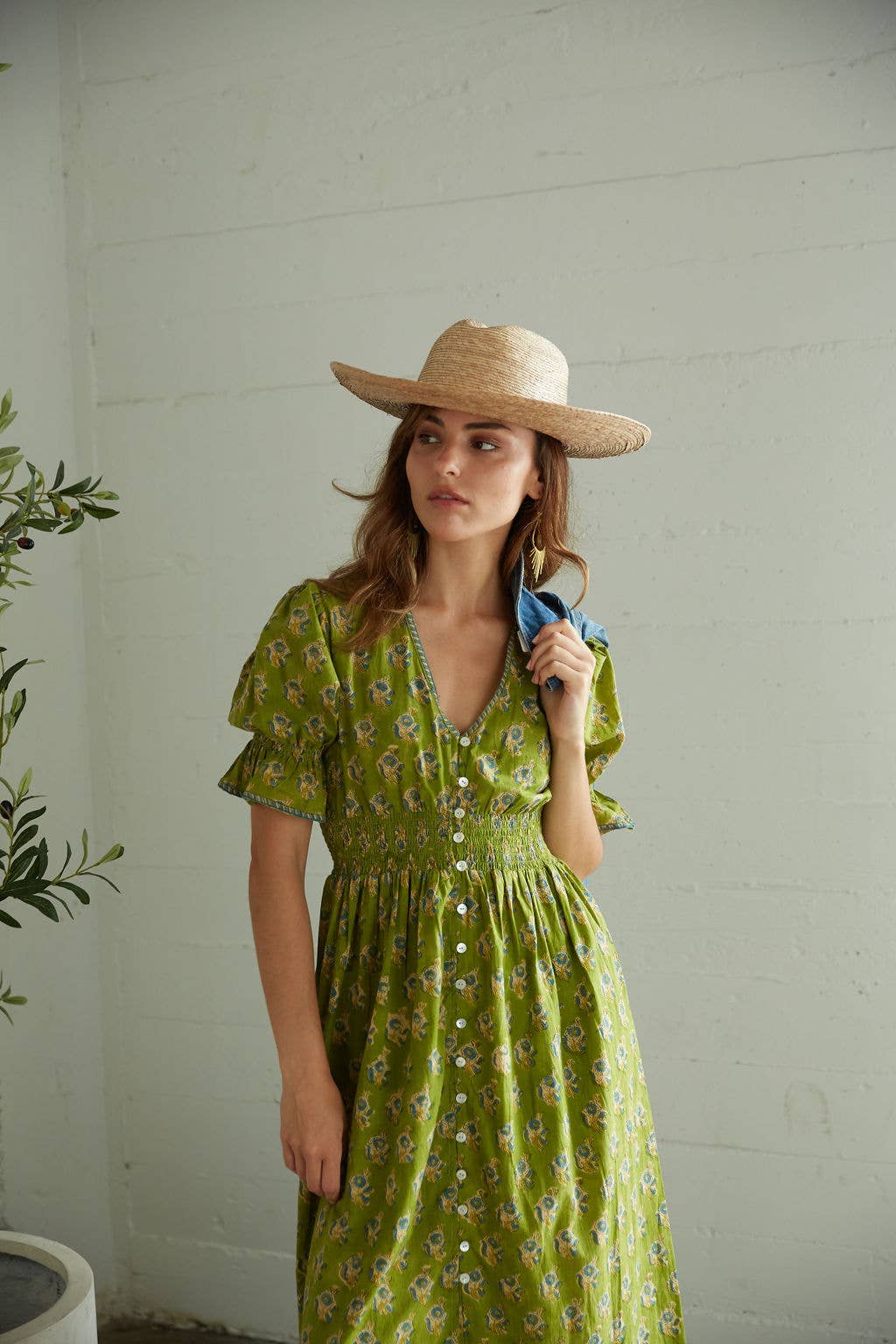 Hand Block Printed Maxi Dress