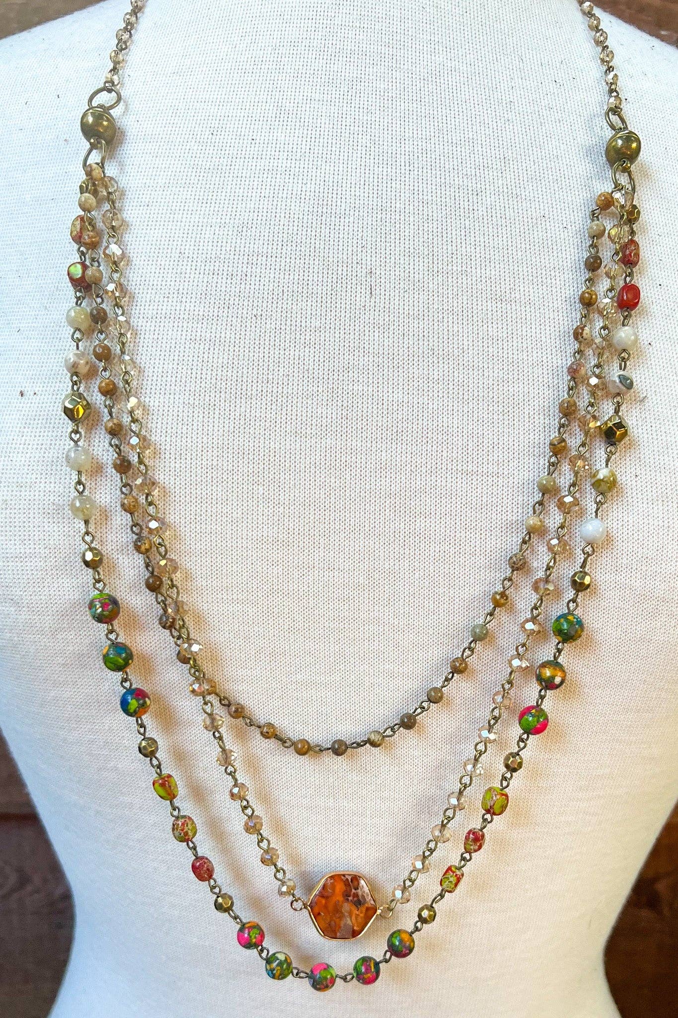 Janet Necklace Orange