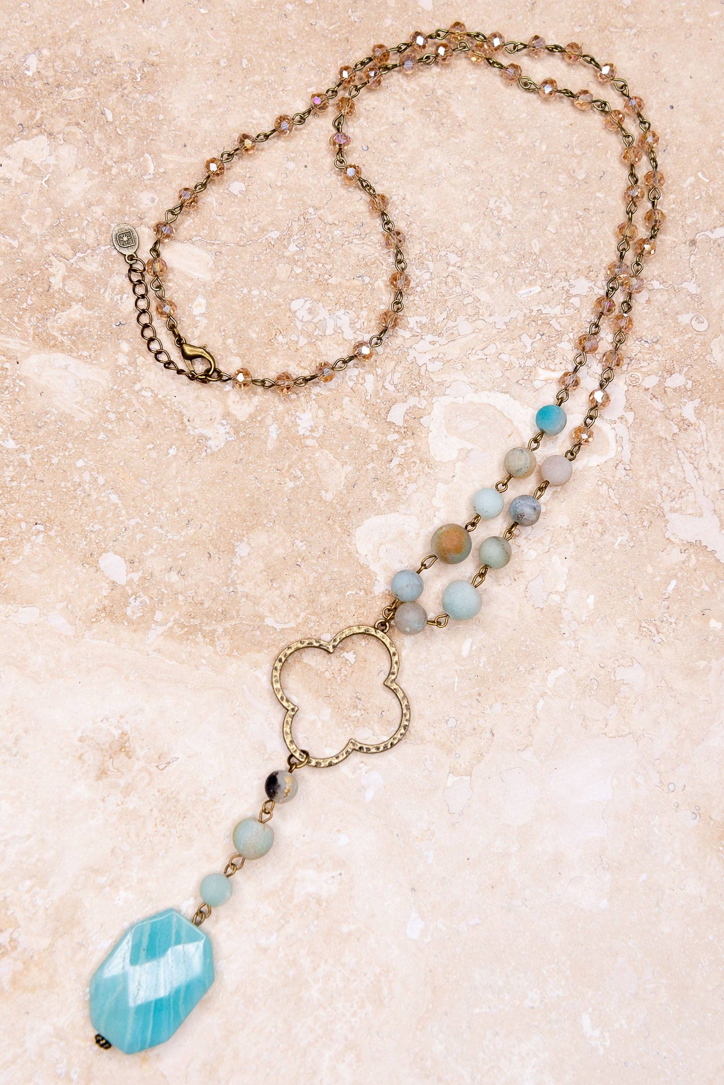 Alani Necklace in Amazonite
