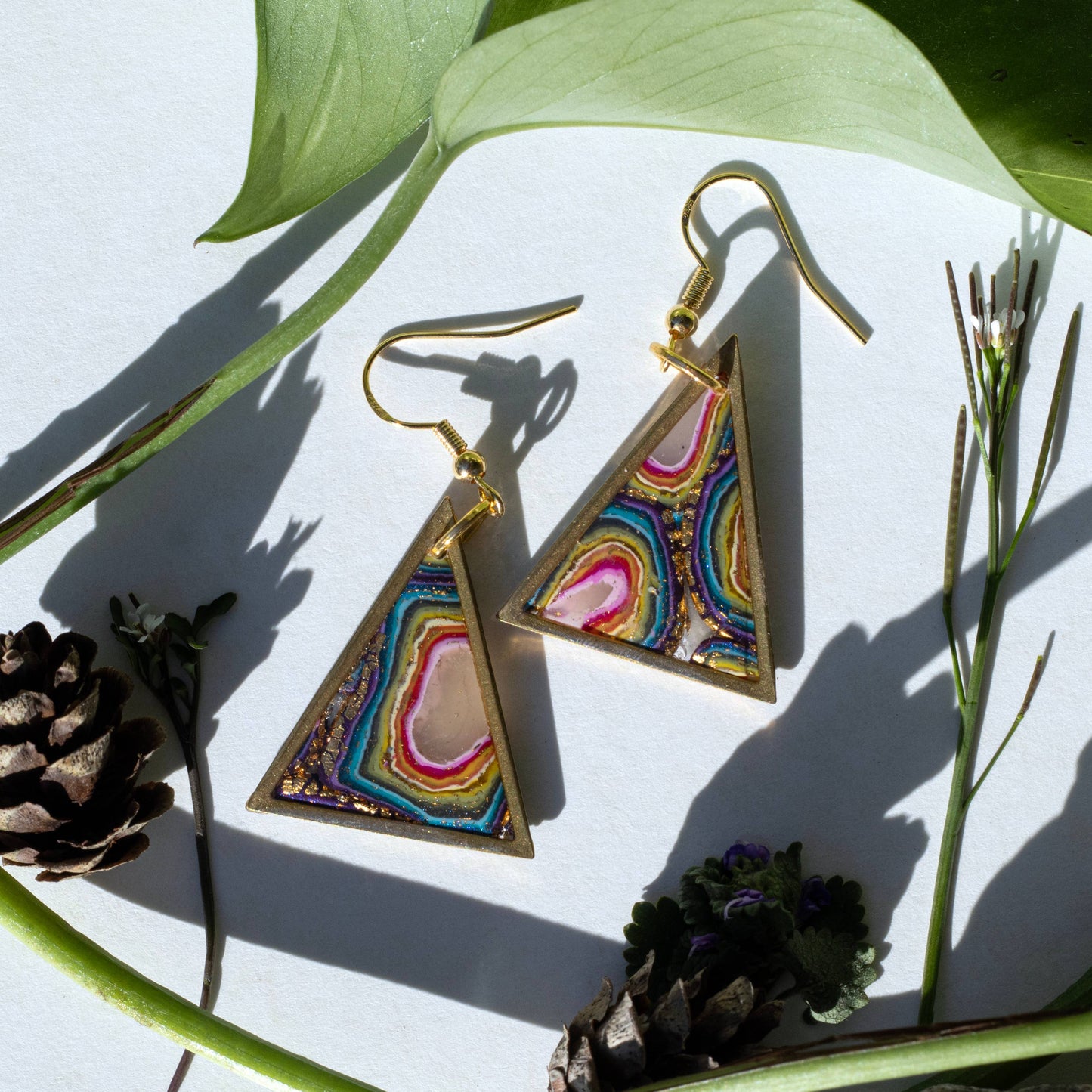 Triangle Geode Agate | Gift | Handmade