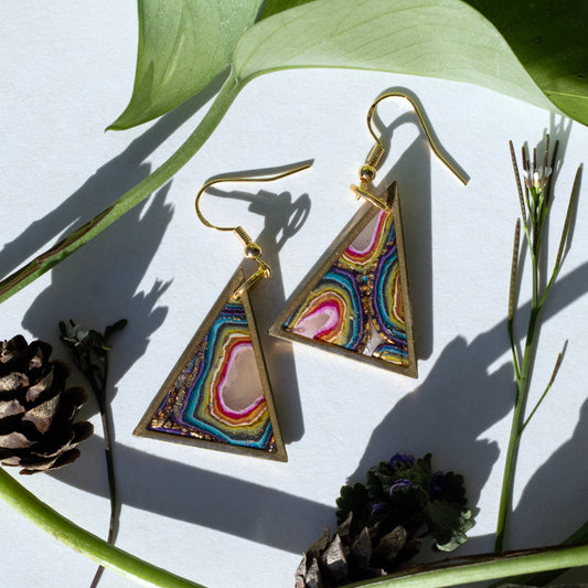 Triangle Geode Agate | Gift | Handmade