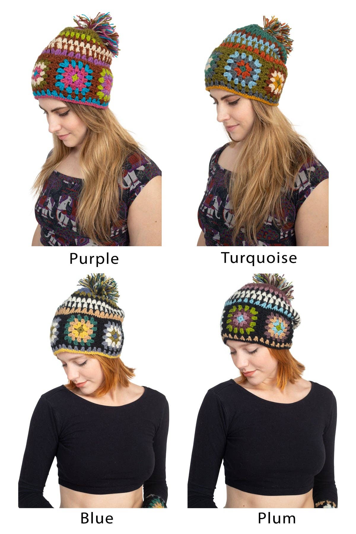 Granny Square Beanie