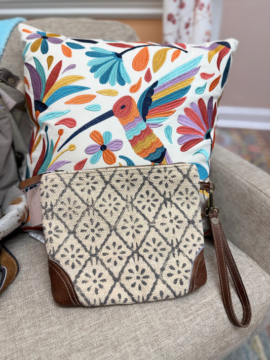Tribal Bloom Clutch